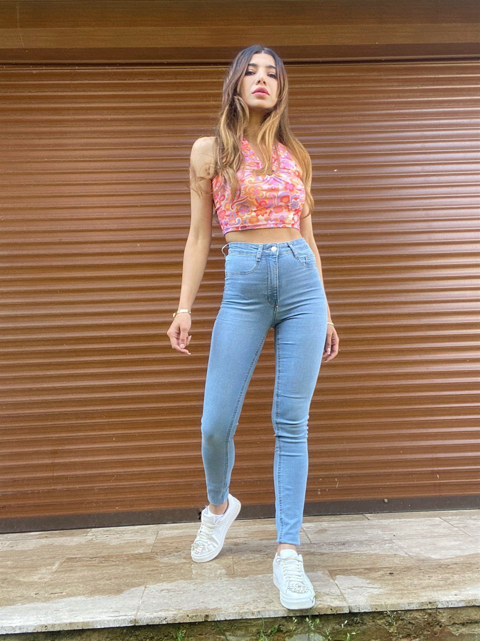 Açık Mavi Likralı Denim PantolonGausDENİM PANTOLONGU00342