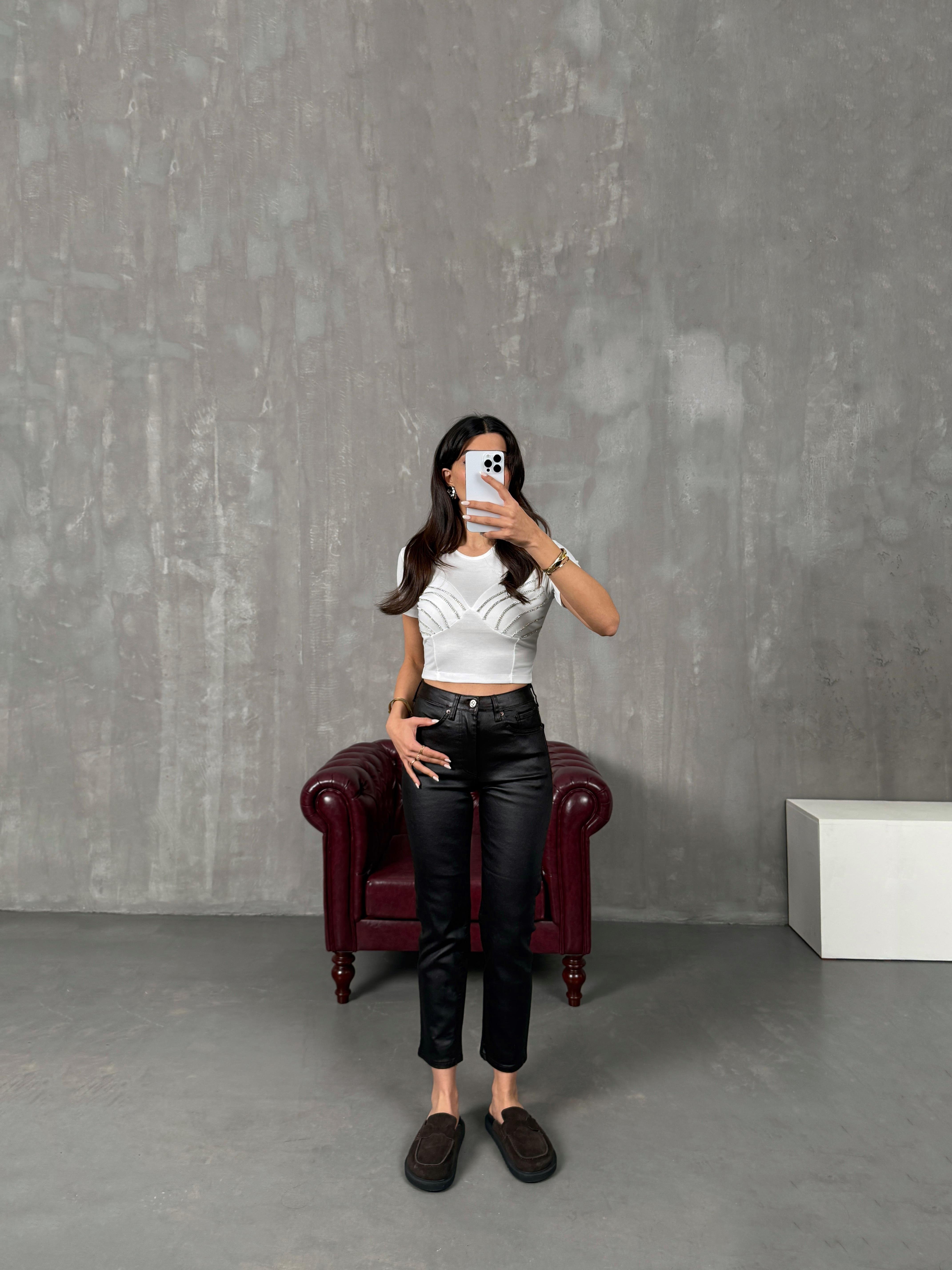 Marco Acı Kahve ZR Model Mumlu Pantolon