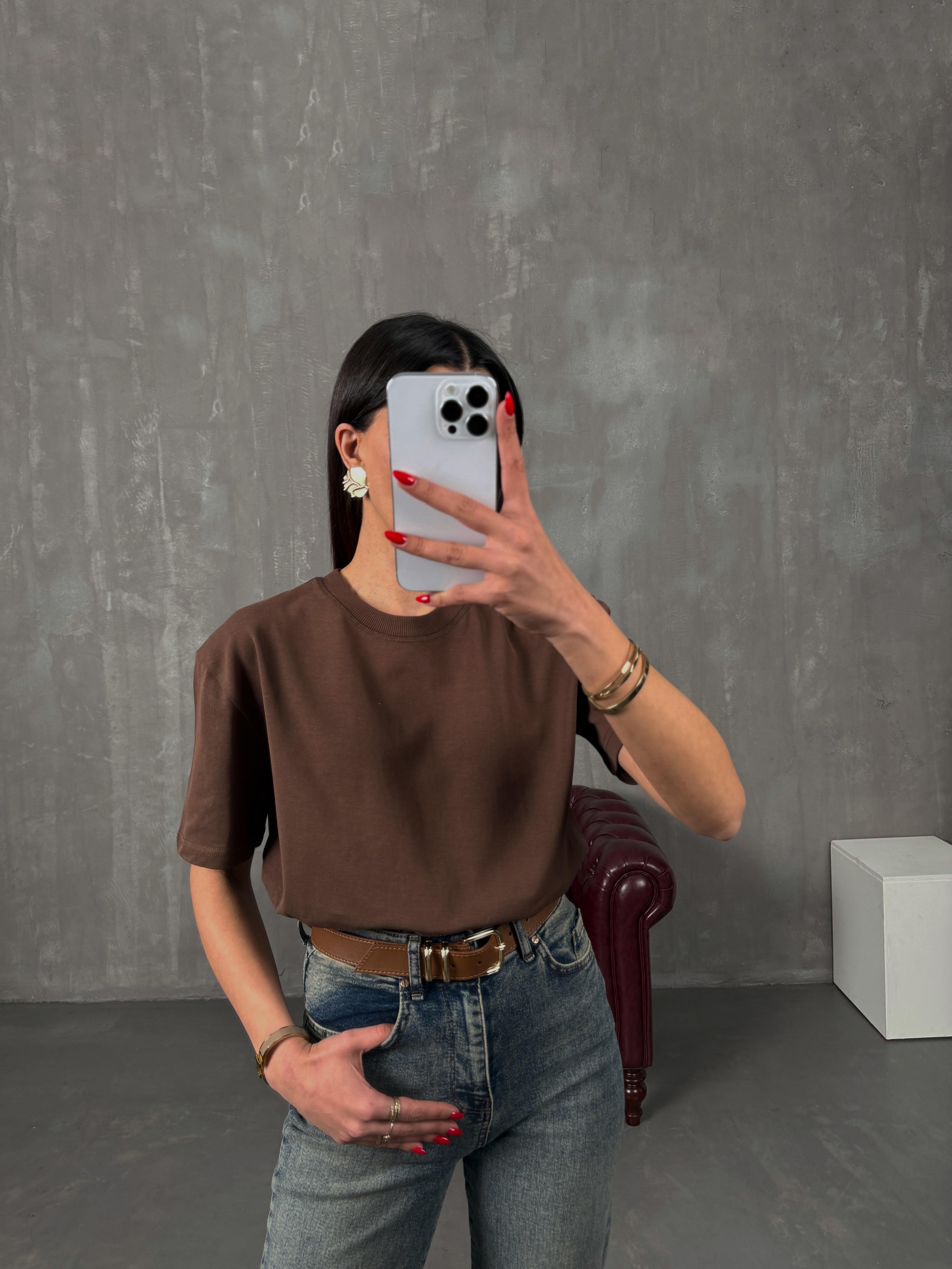 Suno Kahve MD Muadil Basic Tshirt