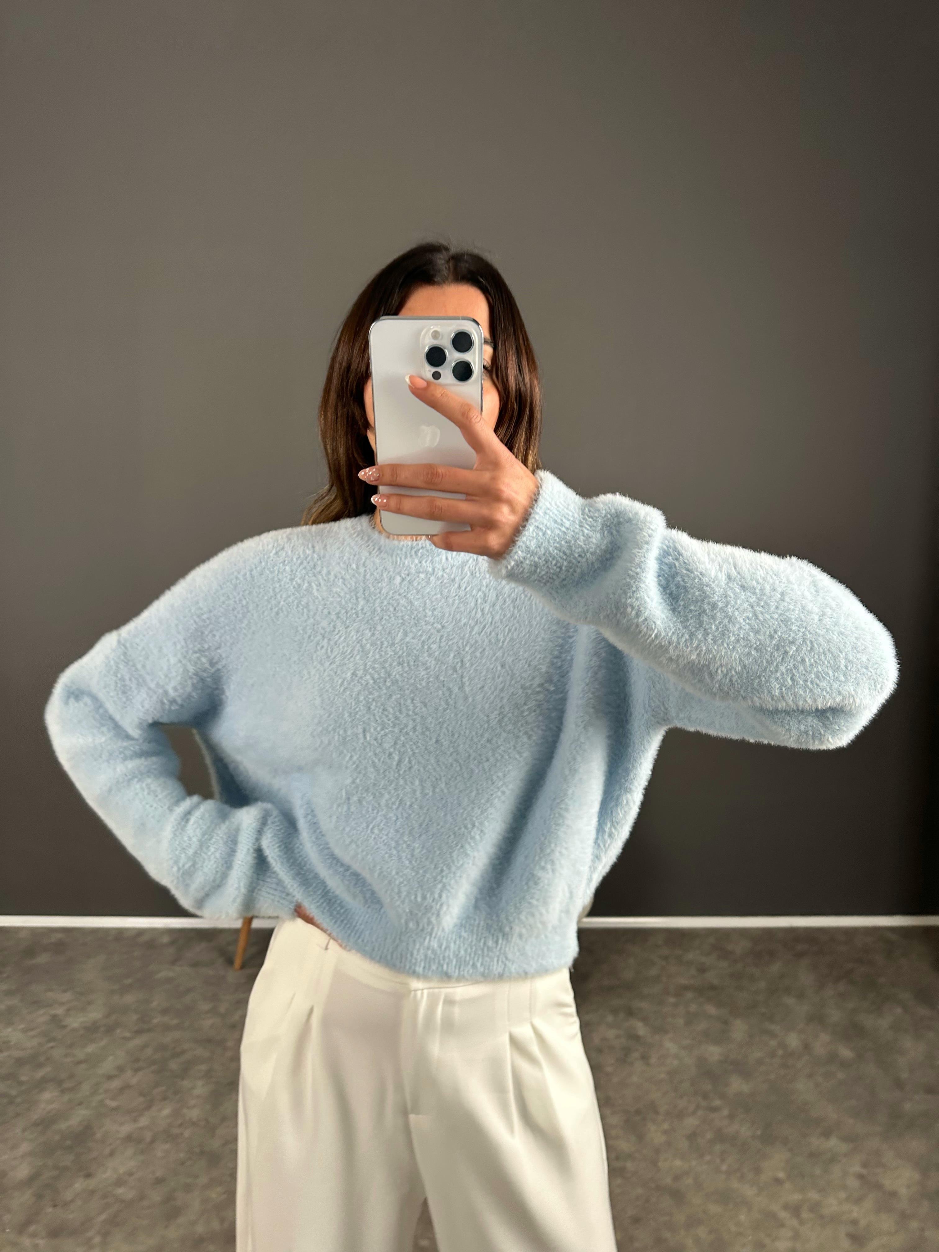 Art Bebe Mavisi Yumoş Kazak 