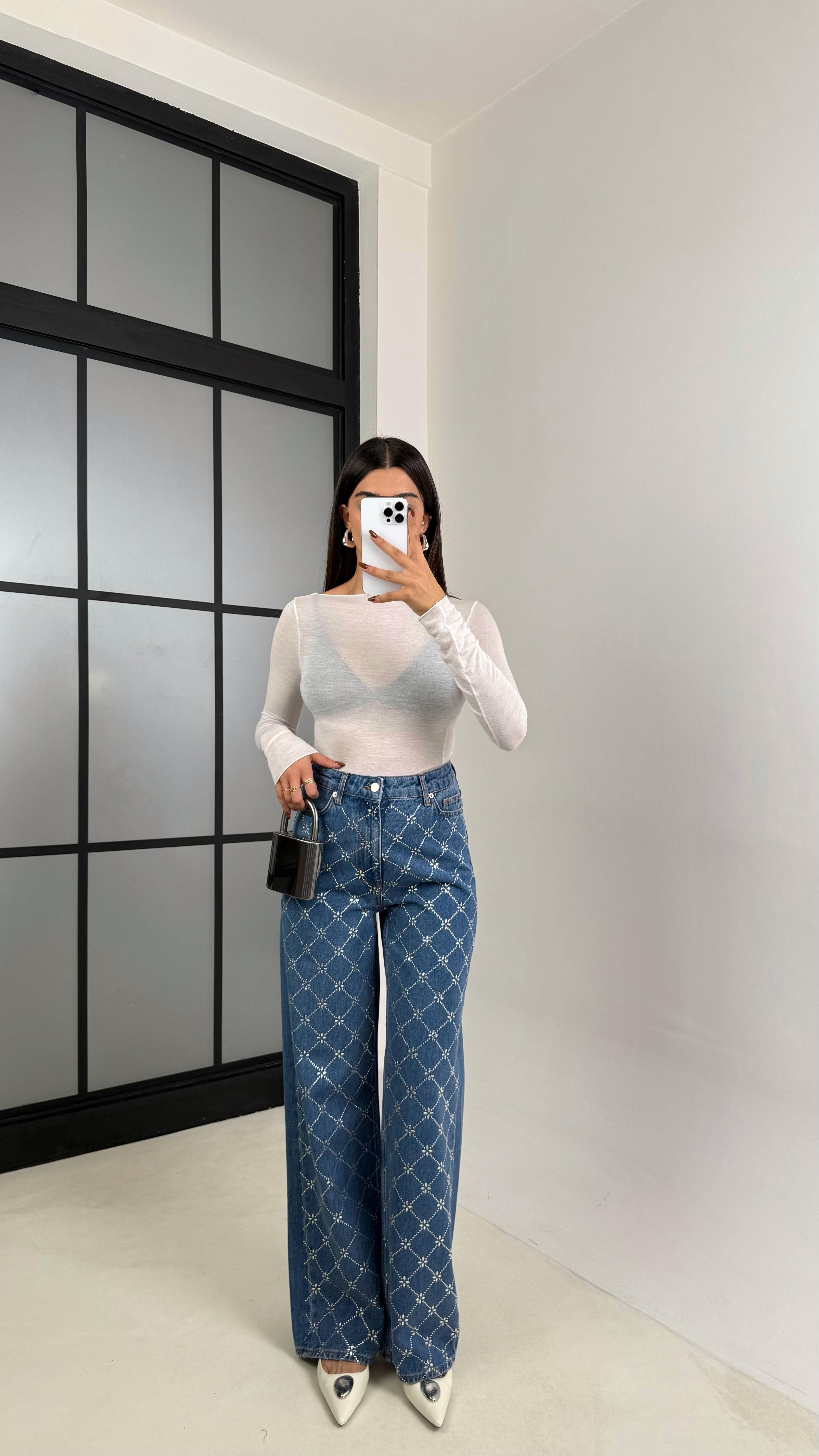 Mavi Premium Taşlı Jean GAUS-00330GAUSPantsGAUS-00330