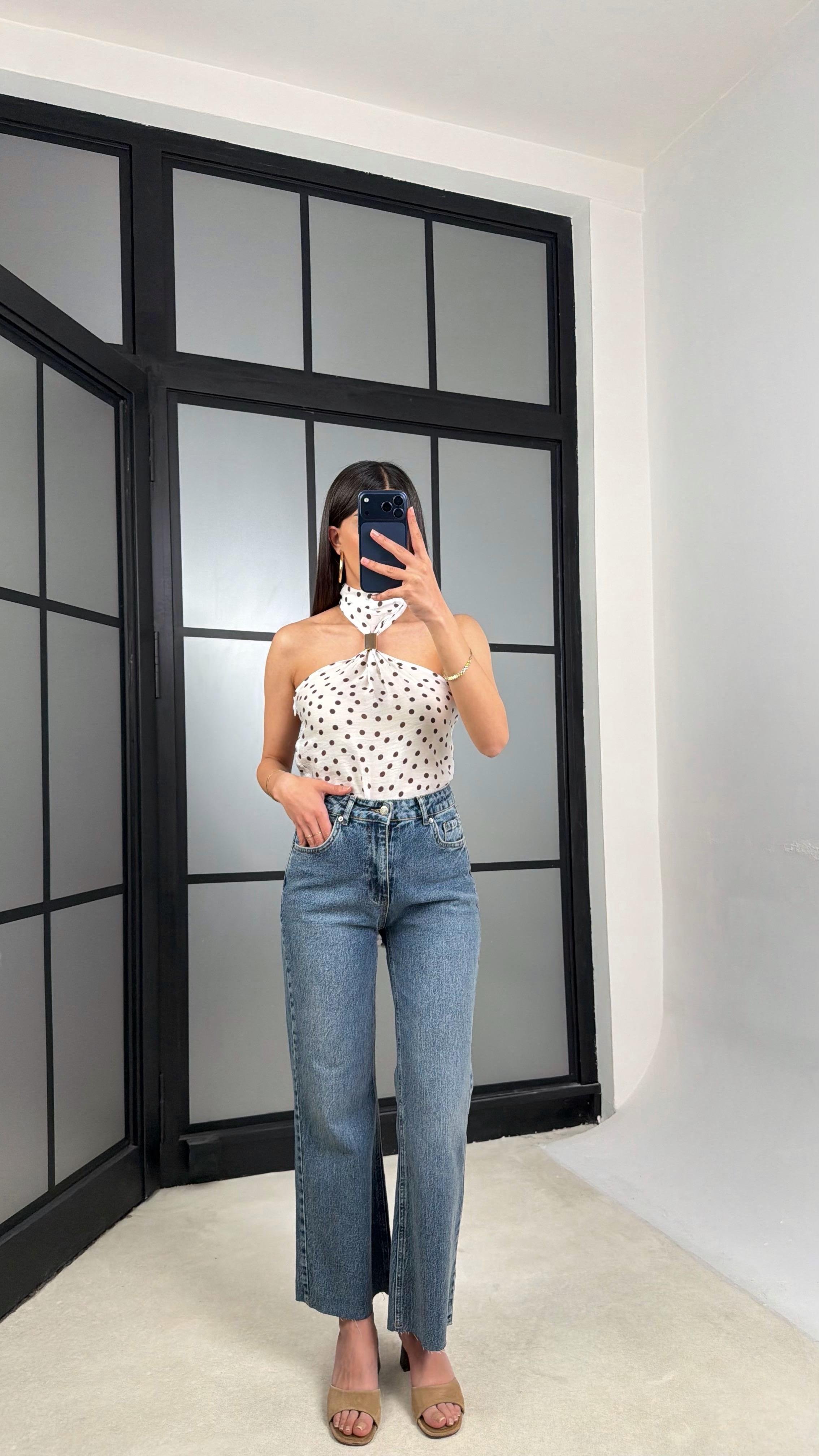 Mavi Kesik Paça Jean GAUS-01302GAUSDENİM PANTOLONGAUS-01302