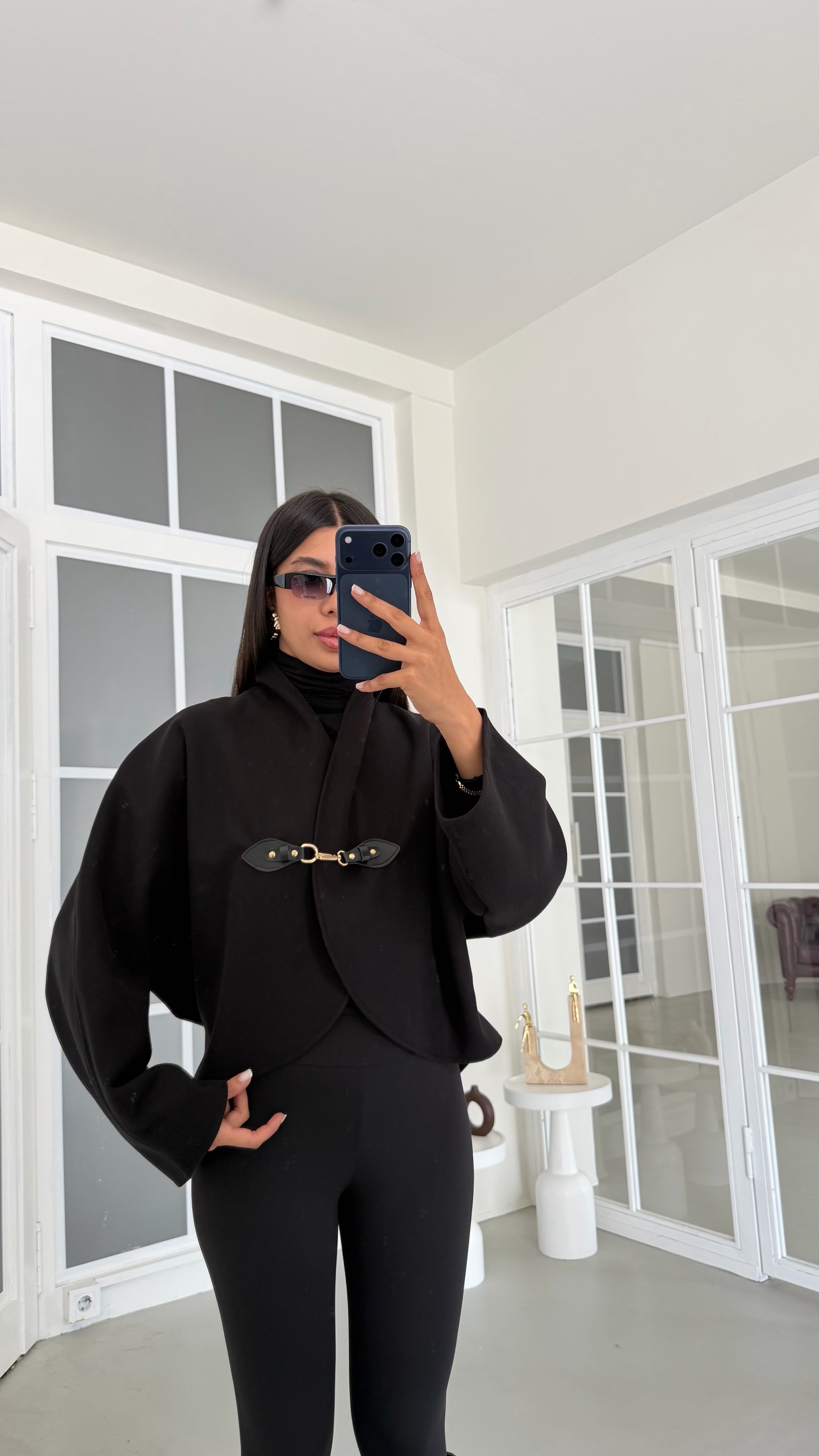 Siyah Tokalı Kaşe Premium Ceket GAUS-02102GAUSJacketsGAUS-02102