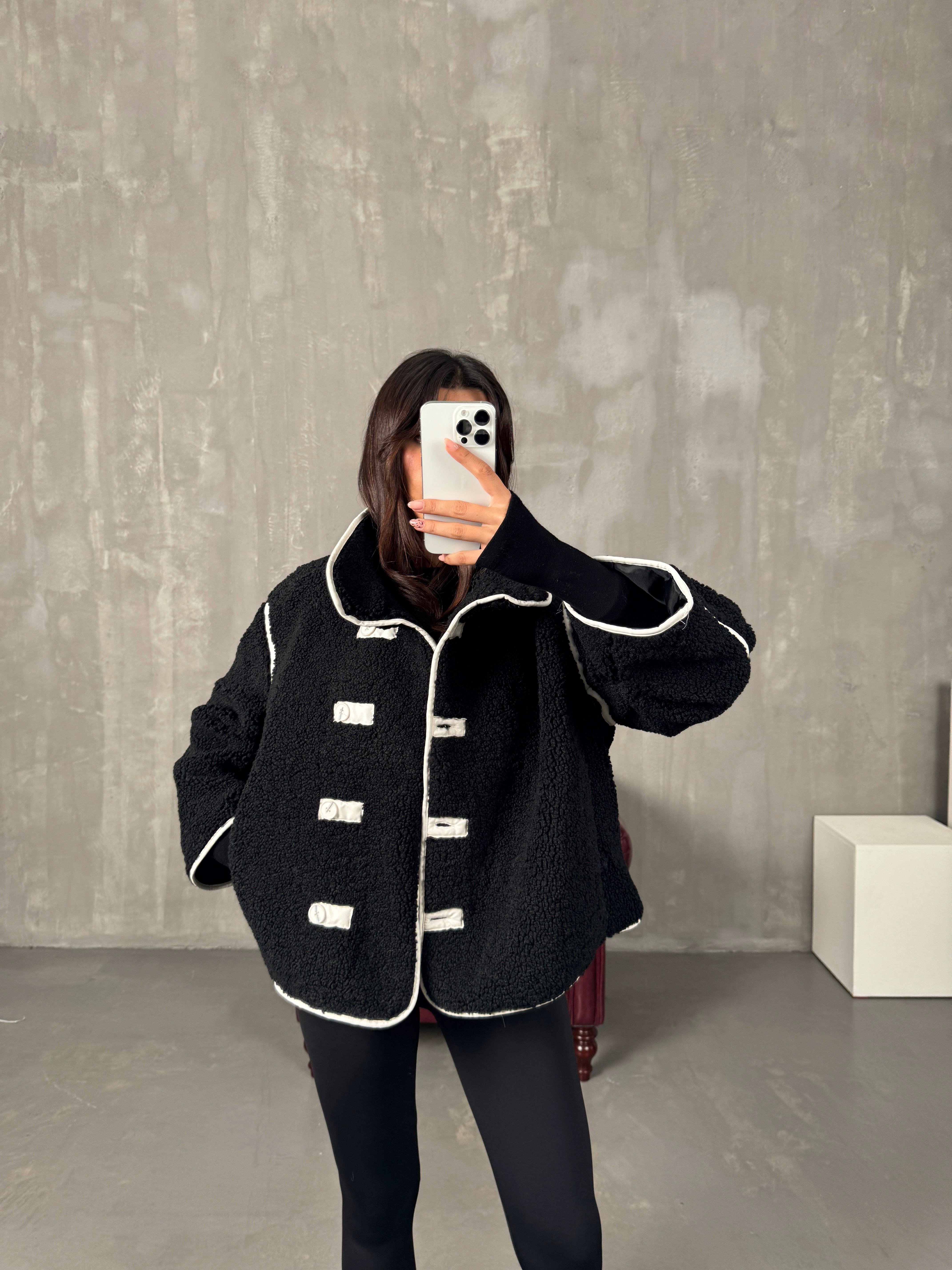 Hines Siyah Astarlı Peluş MontGausMONTGU00904104