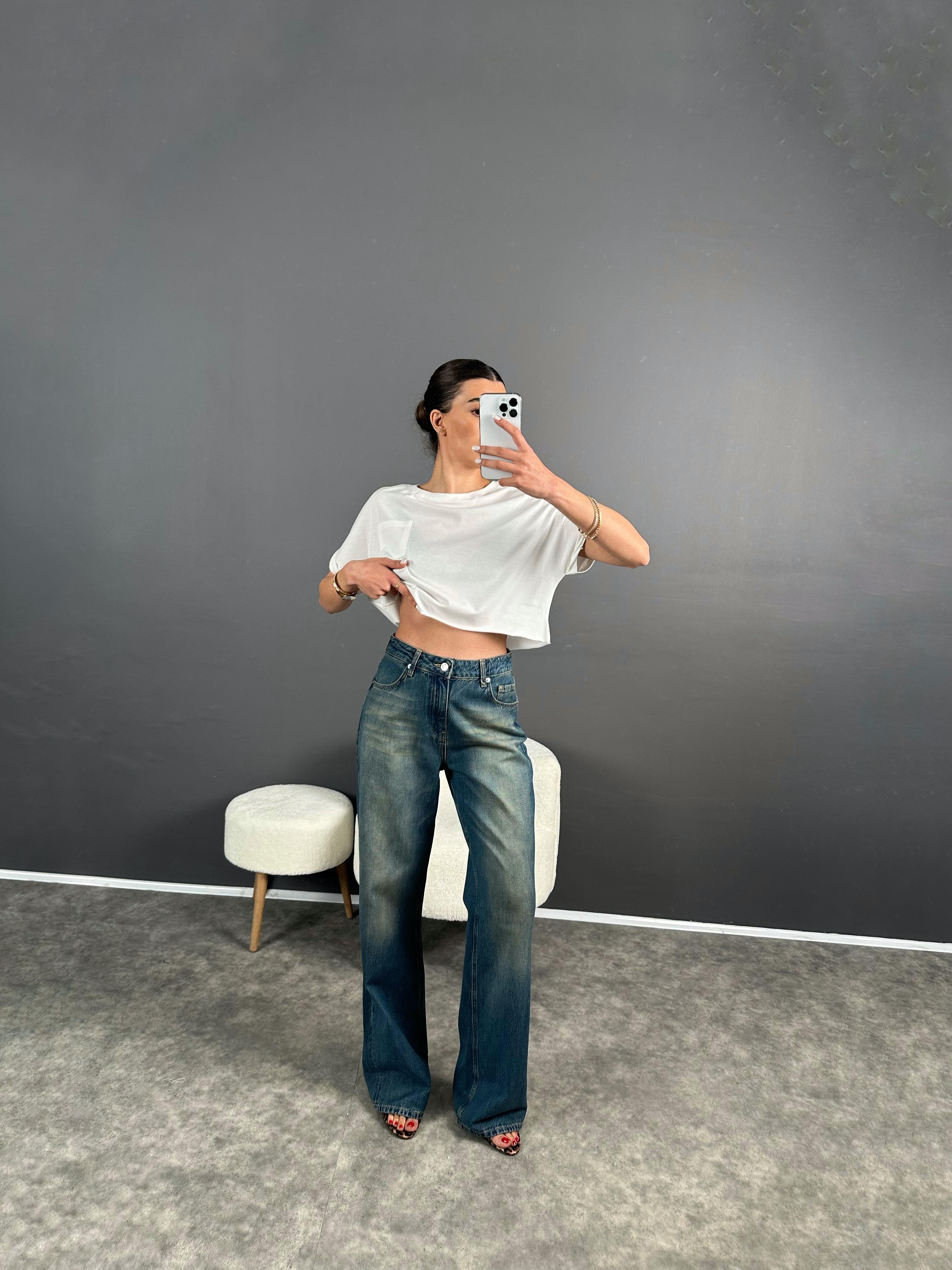 Kelsey Grj Eskitme Jean 