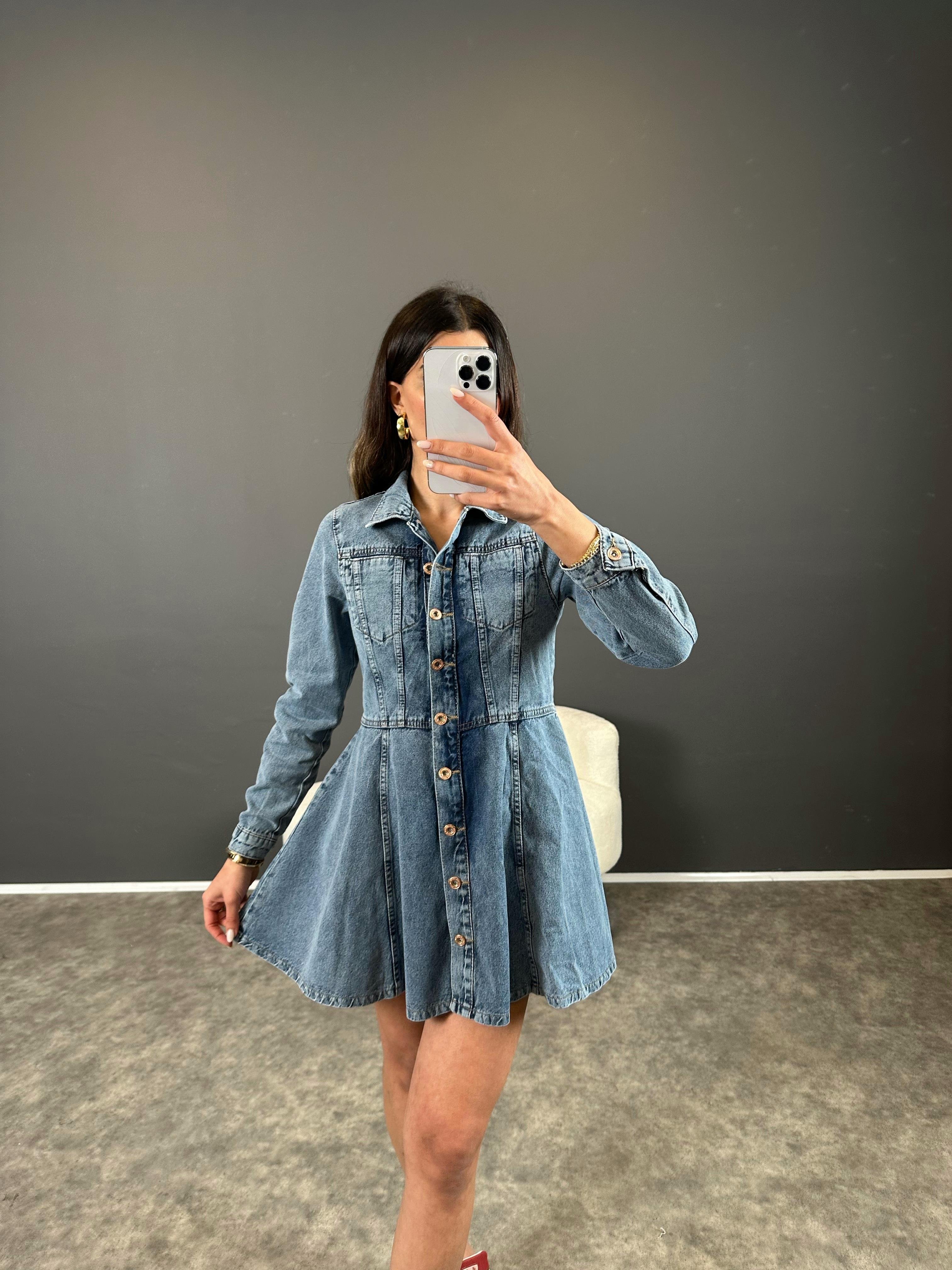 Argia Pileli Kot Elbise GausELBİSEGU004482