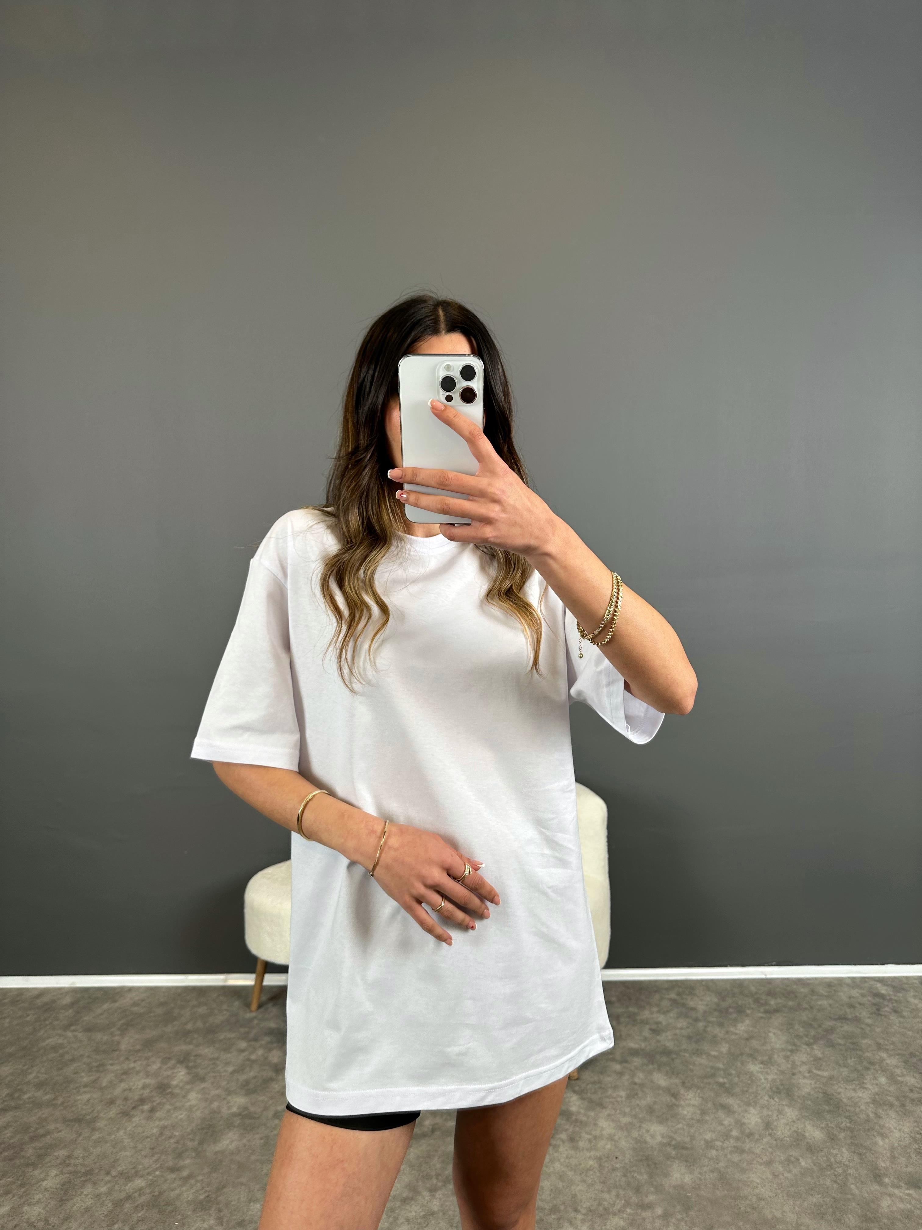 Now Beyaz Oversize Tshirt