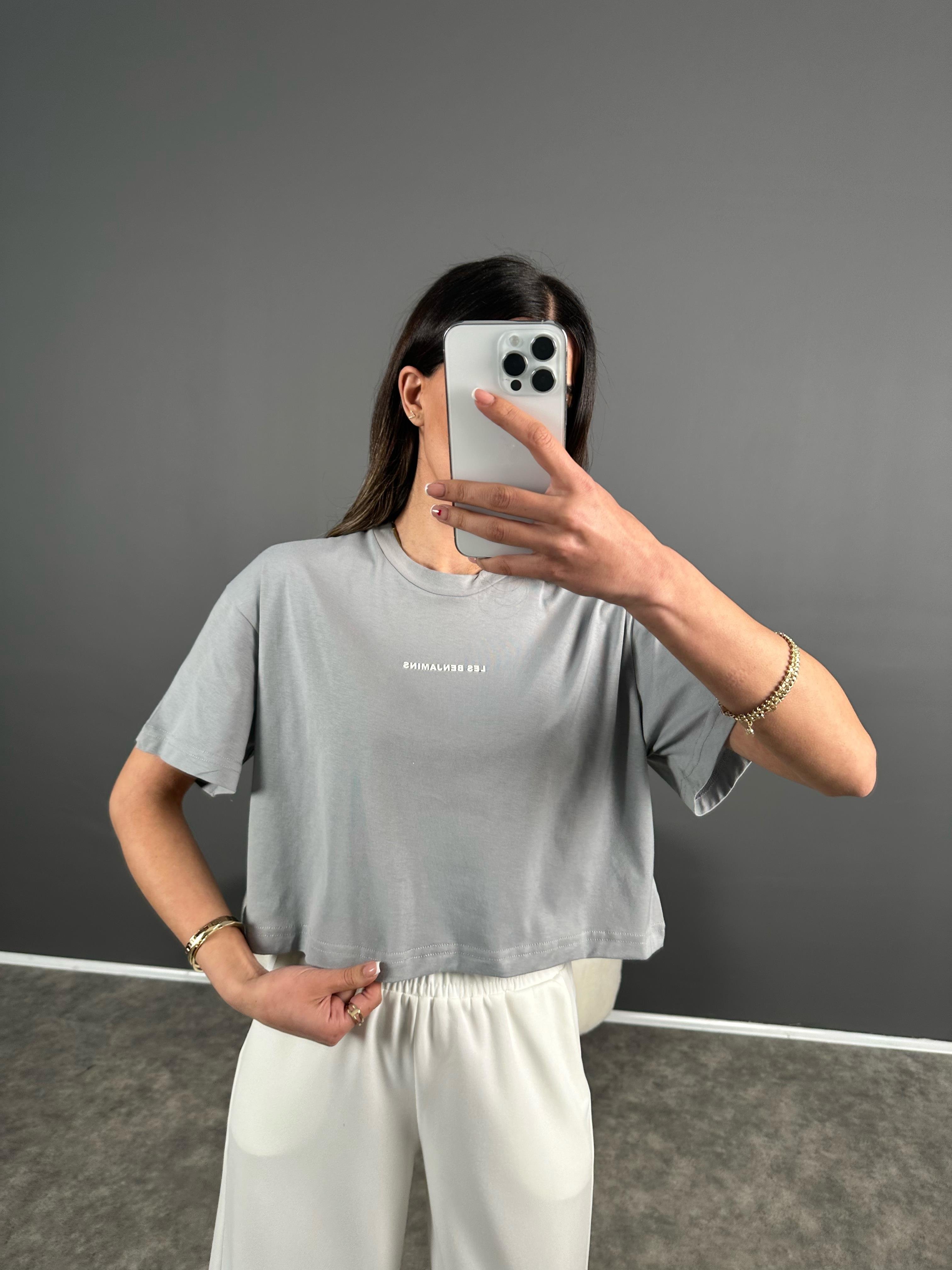 LB Açık Gri Tshirt