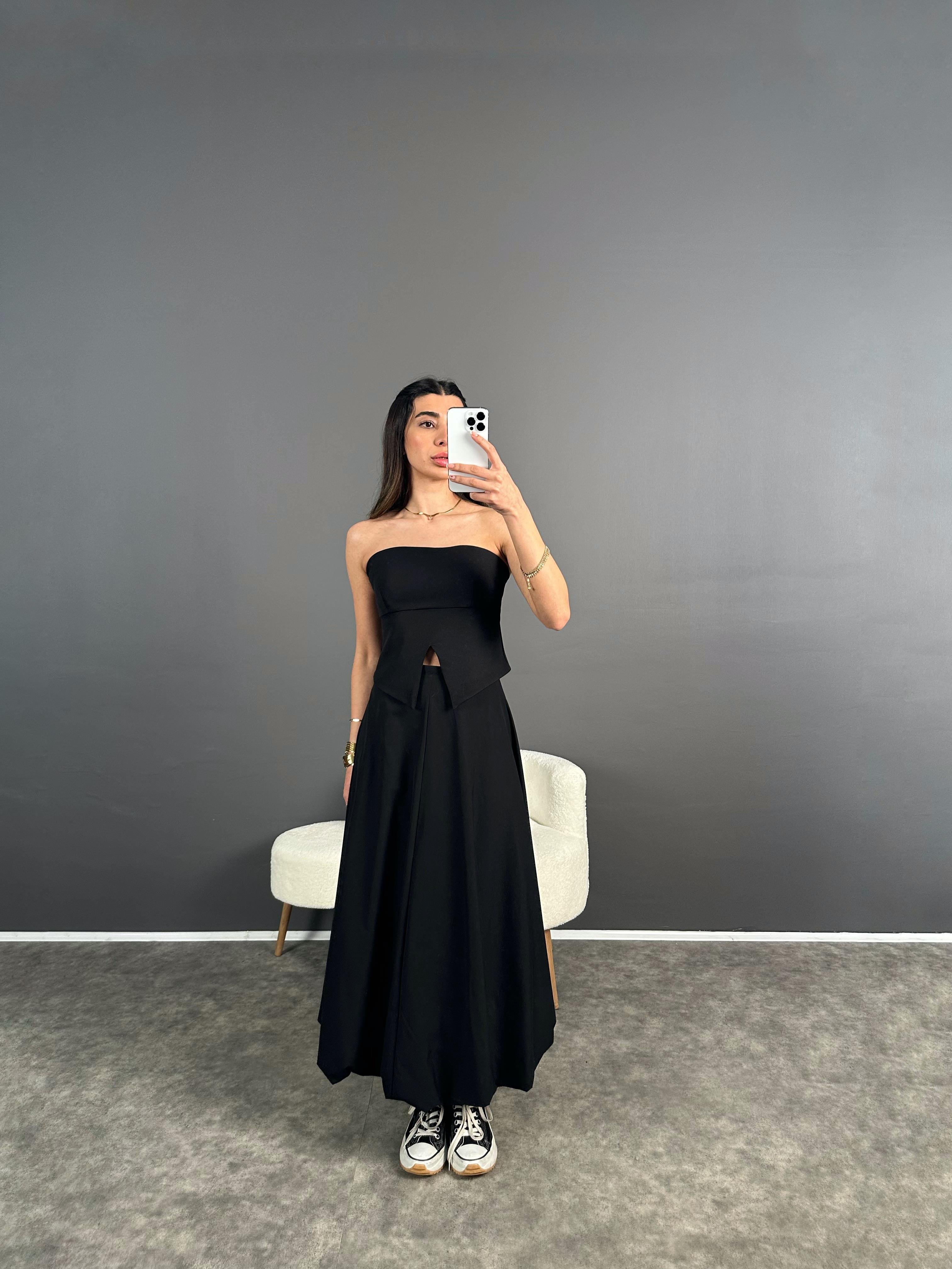 Muadil Siyah Balon Etek