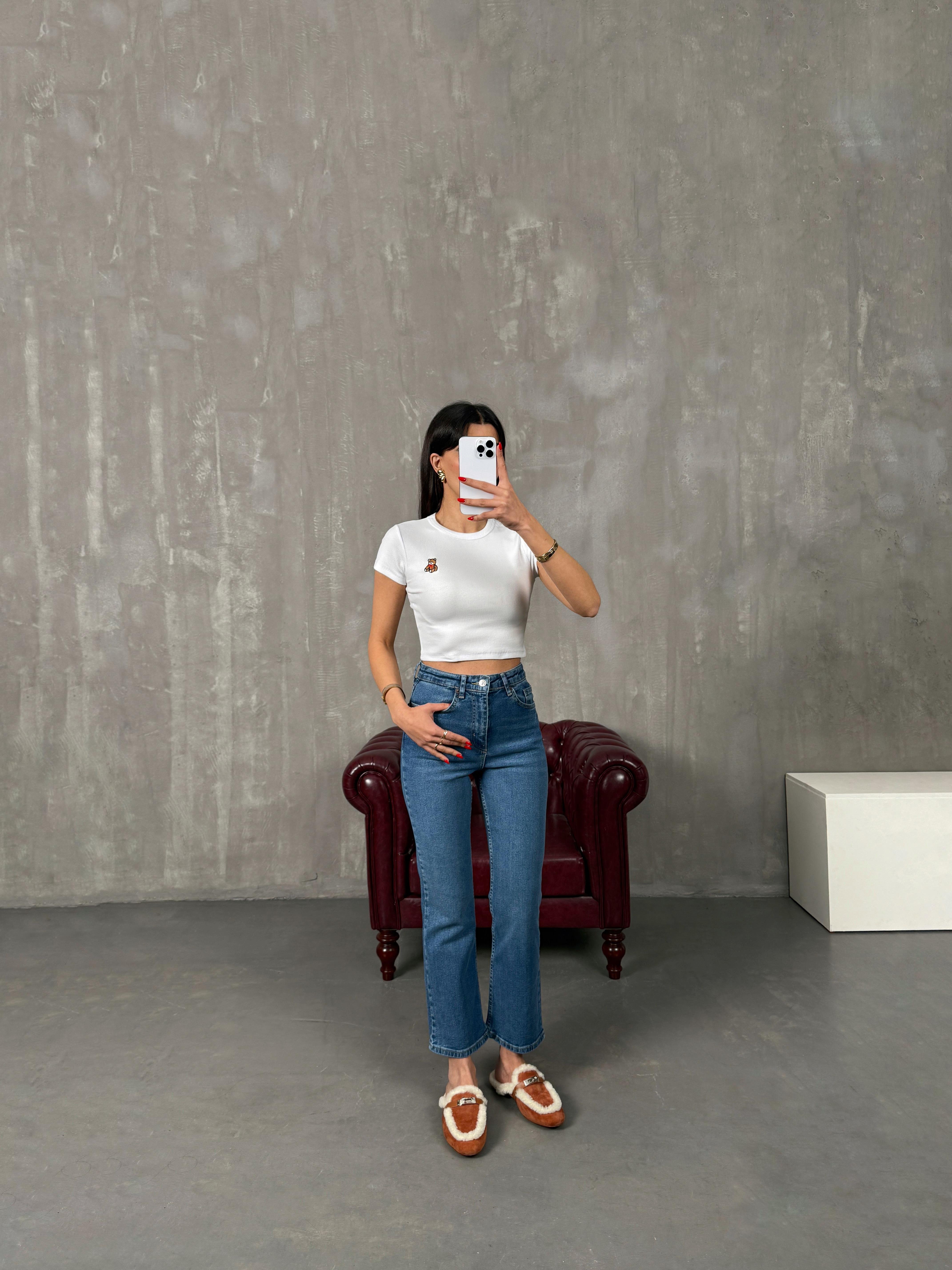 Edvin Açık Mavi Flare Jean