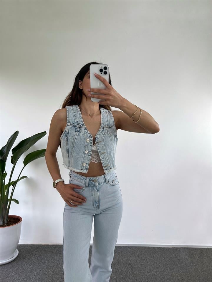 Mavi Jean Yelek GausYELEKGU001040