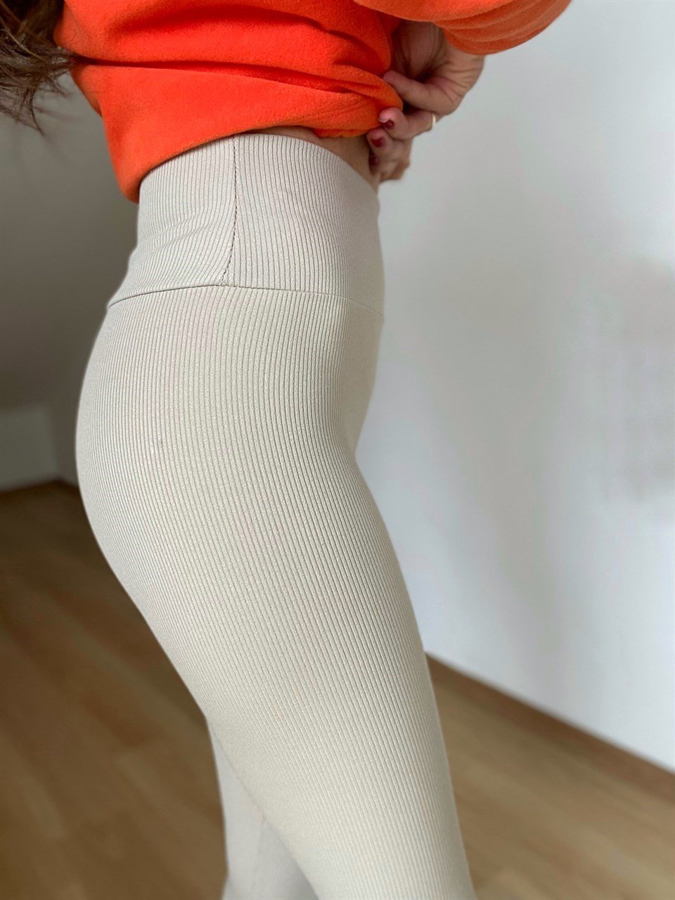 MUJER Krem Kaşkorse TaytGausTAYTGU00054