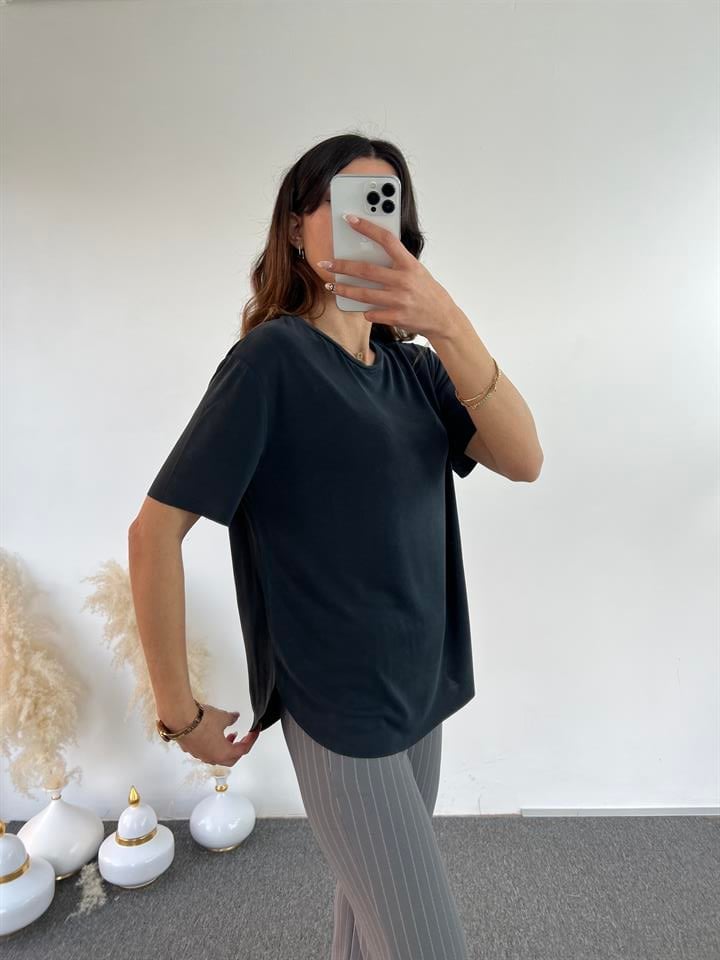 Premium Antrasit Oysh Basic TshirtGausTSHIRTGU00834