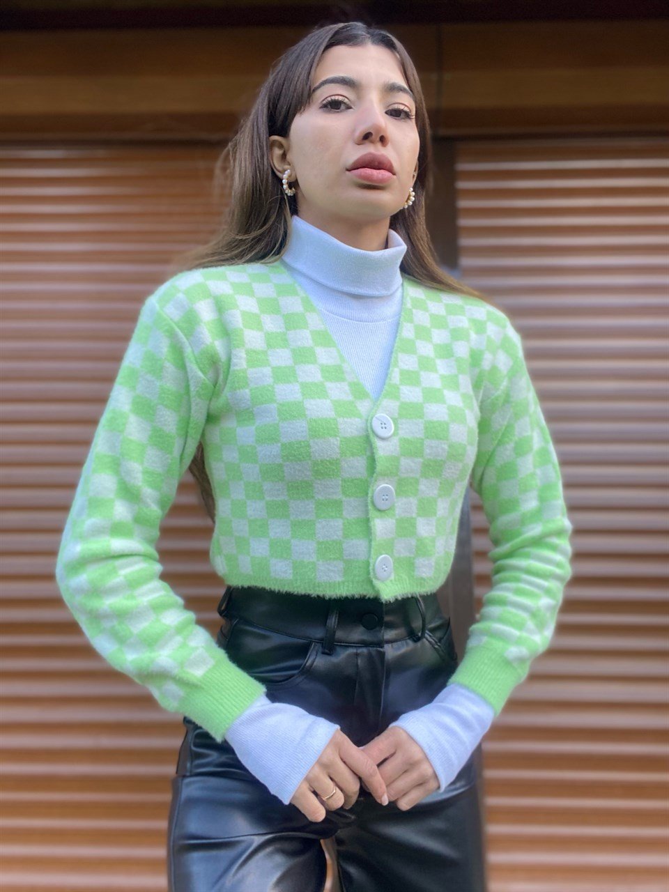 VERDE V Yaka Dama Hırka 