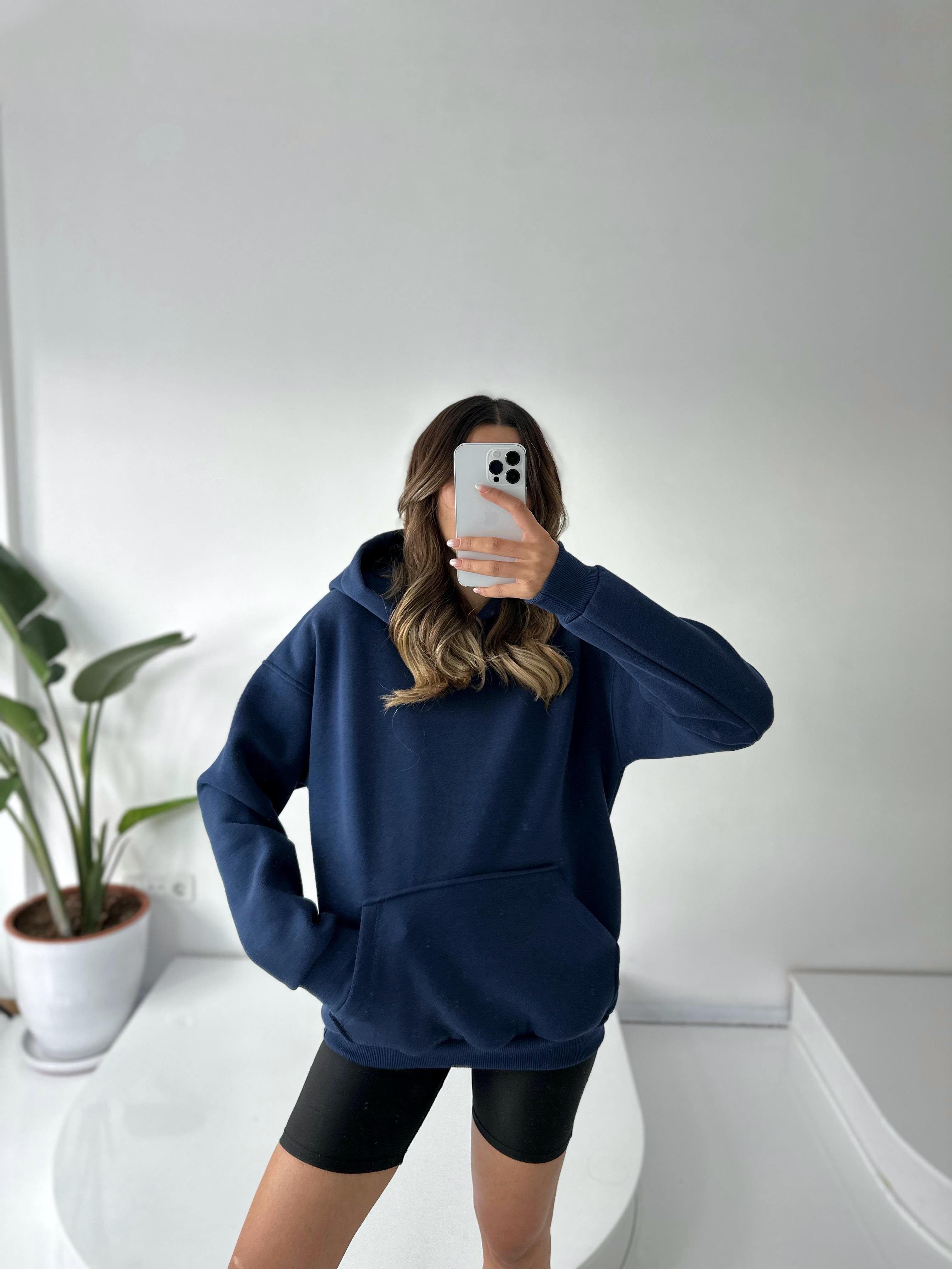 Visha Lacivert Oversize SweatshirtGausSWEATSHIRTGU002175