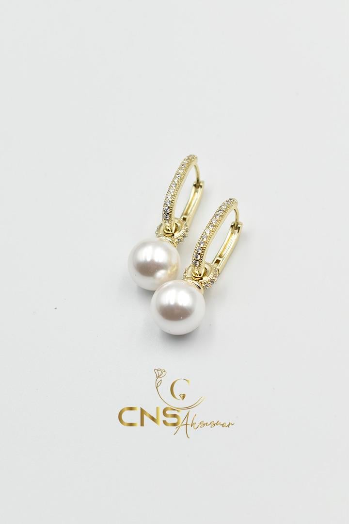 14K Xp İnci Model Küpe