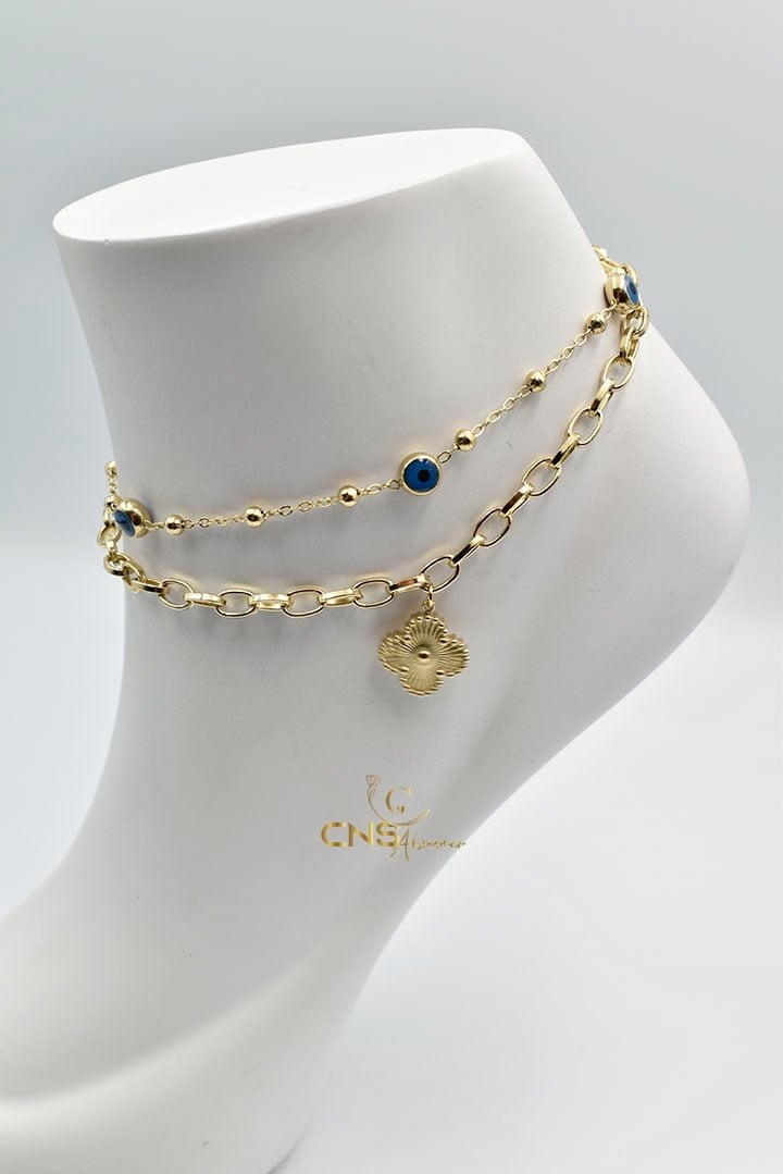 Nazar Boncuk Yonca Model Halhal