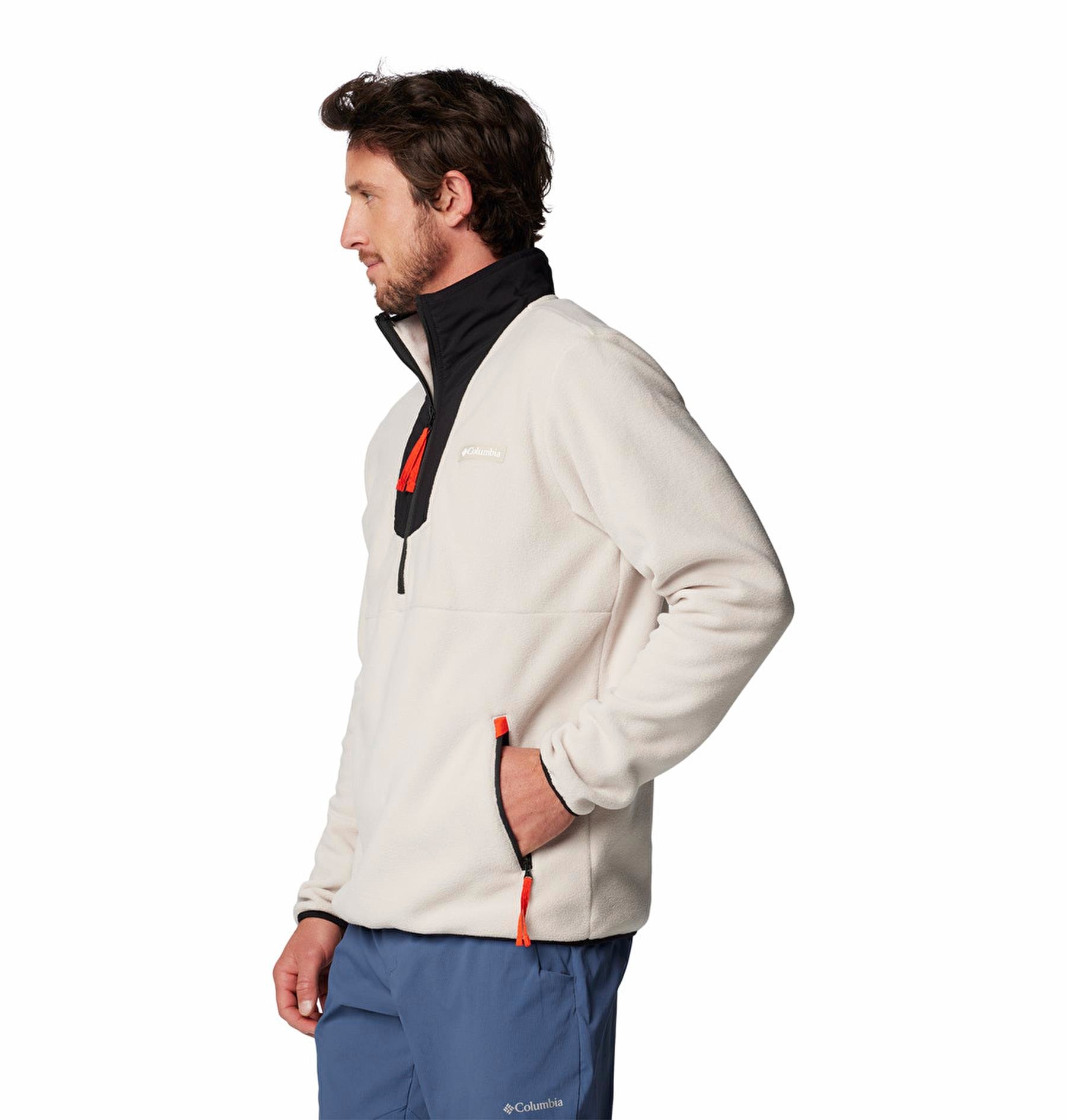 Columbia Am3637 Sequoia Grove Half Zip Fleece Erkek Polar