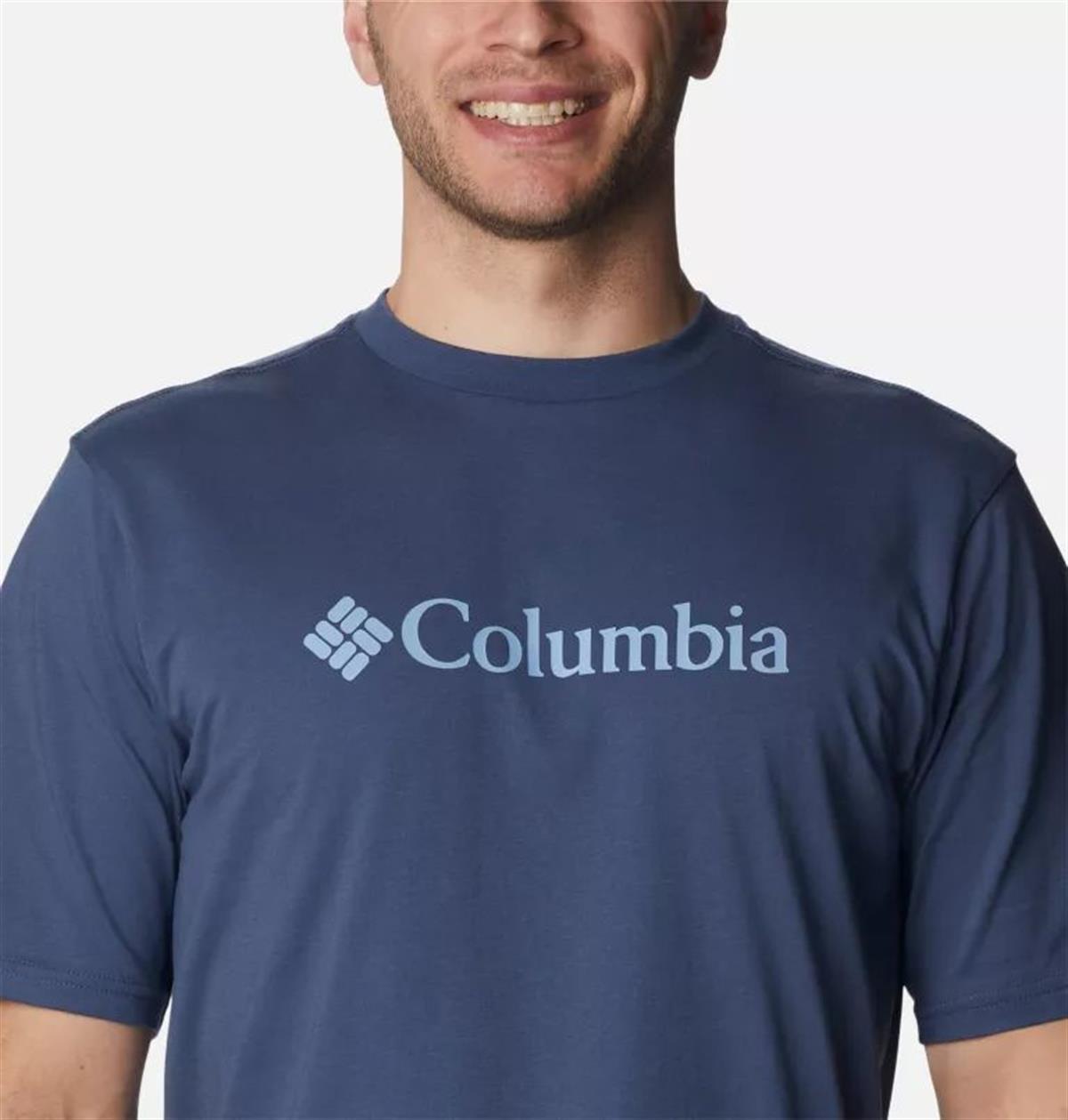 Columbia Cs0287 Csc M Basic Big Logo Brushed Ss Tee Erkek T-Shirt