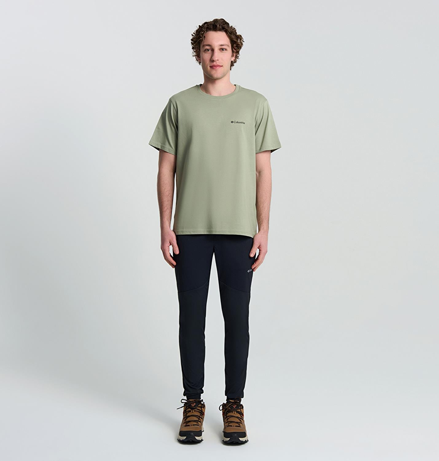 Columbia Cs0415 Csc M Comfort Pasteled Framed Ss Tee Erkek T-Shirt