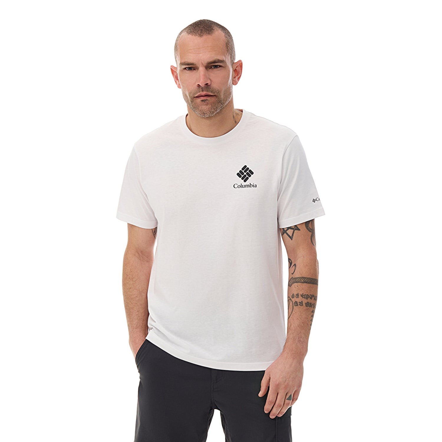 Columbia CS0481 CSC M Stacked Gem SS Erkek T-Shirt