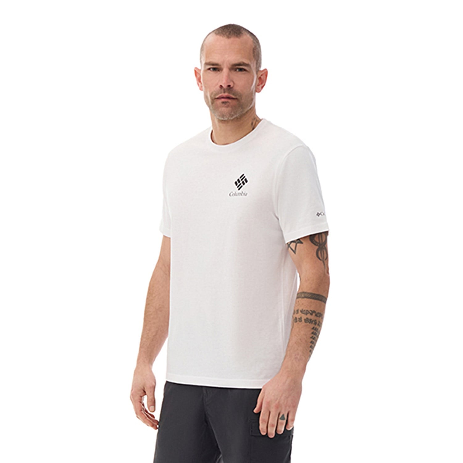 Columbia CS0481 CSC M Stacked Gem SS Erkek T-Shirt