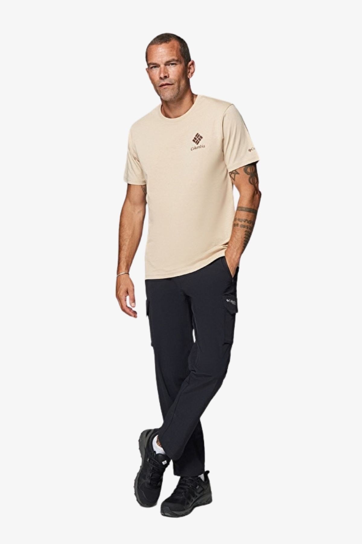 Columbia CS0481 CSC M Stacked Gem SS Erkek T-Shirt