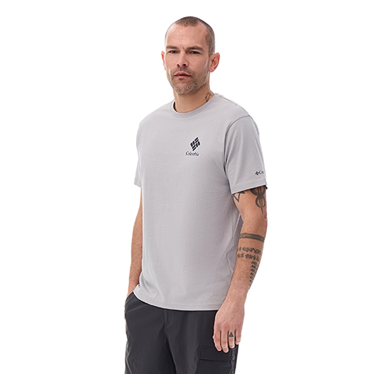 Columbia CS0481 CSC M Stacked Gem SS Erkek T-Shirt