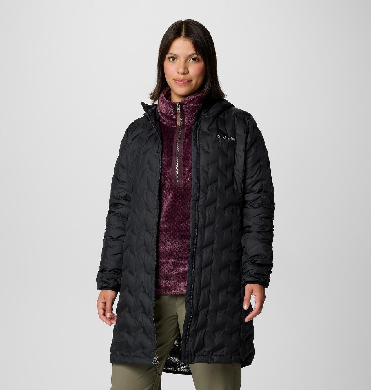 Columbia Wk0440 Delta Ridge Ii Long Down Jacket Kadın Mont