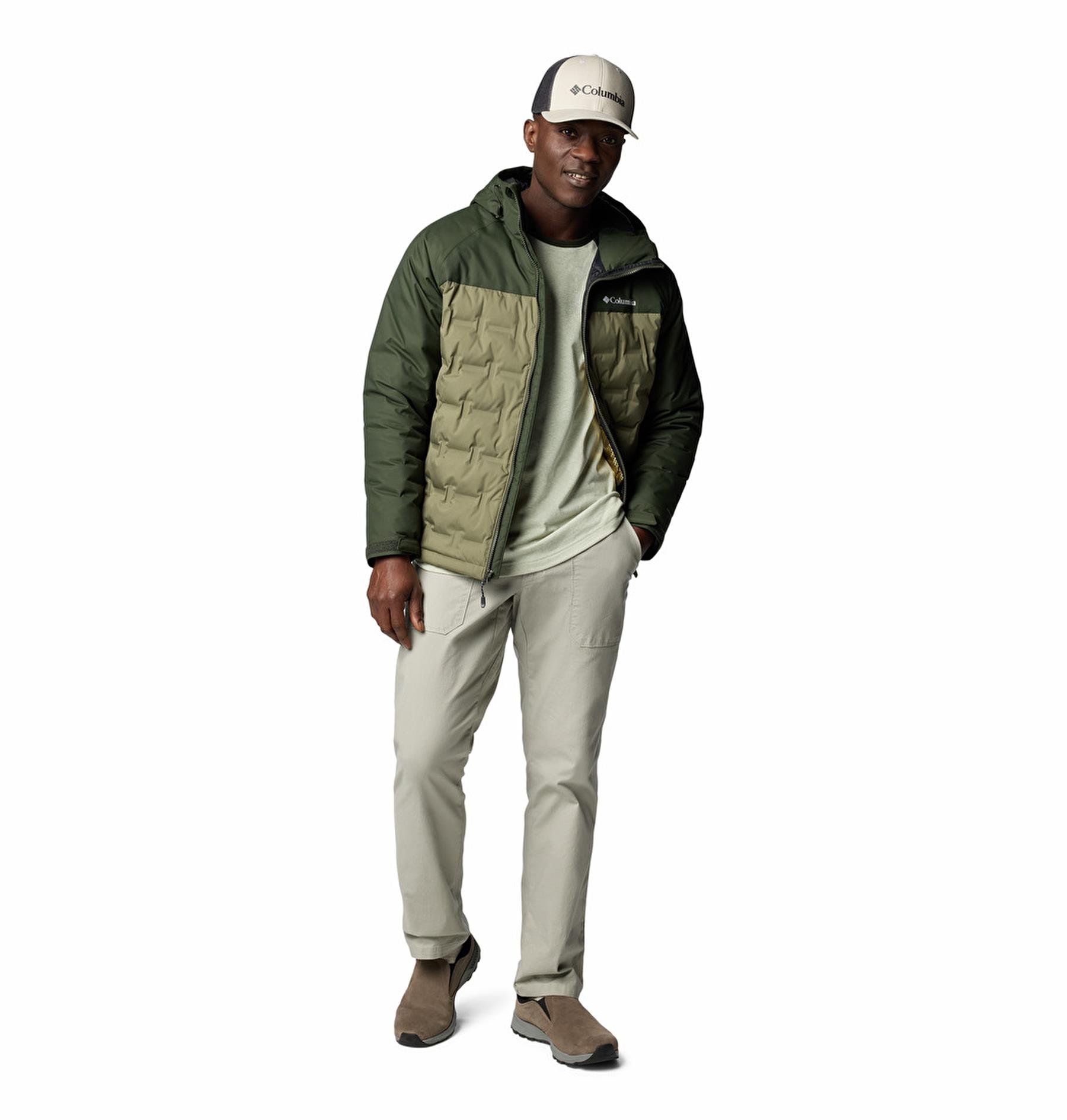 Columbia Wm7857 Grand Trek III Down Hooded Jacket Erkek Mont