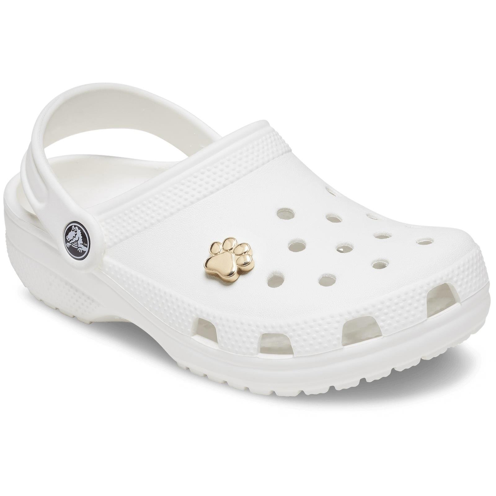 Crocs Jibbitz Gold Dog Paw Unisex Aksesuar