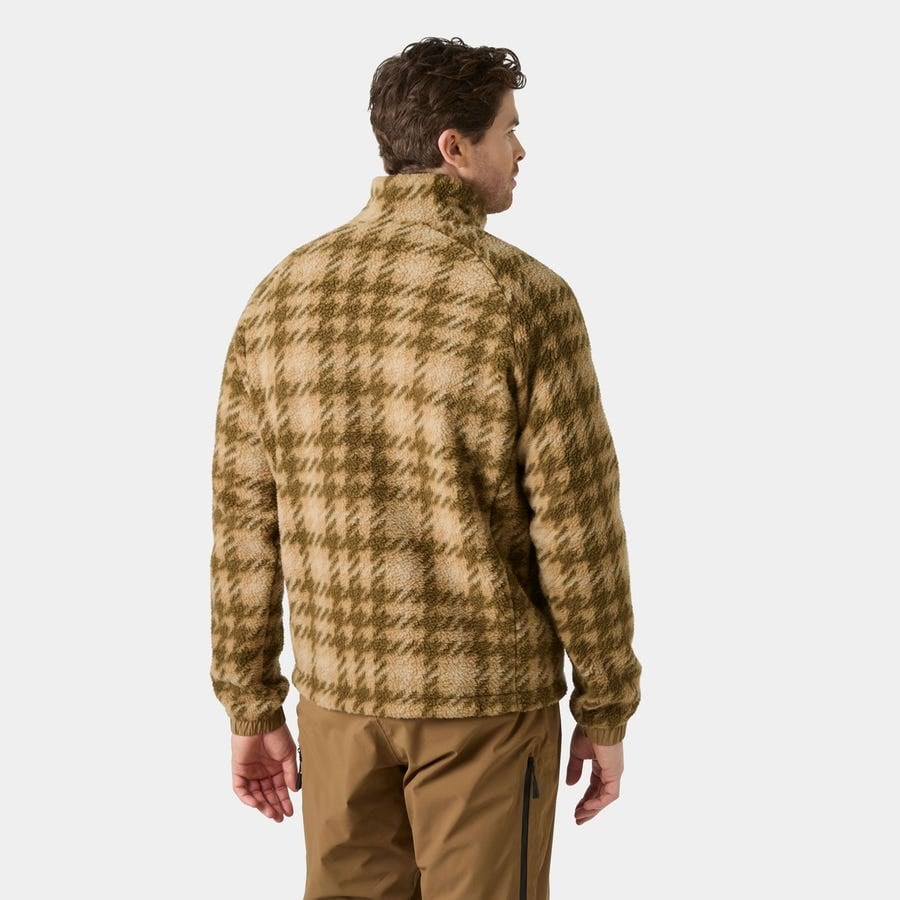 Helly Hansen Panorama Printed Pile Snap Mont Erkek Polar