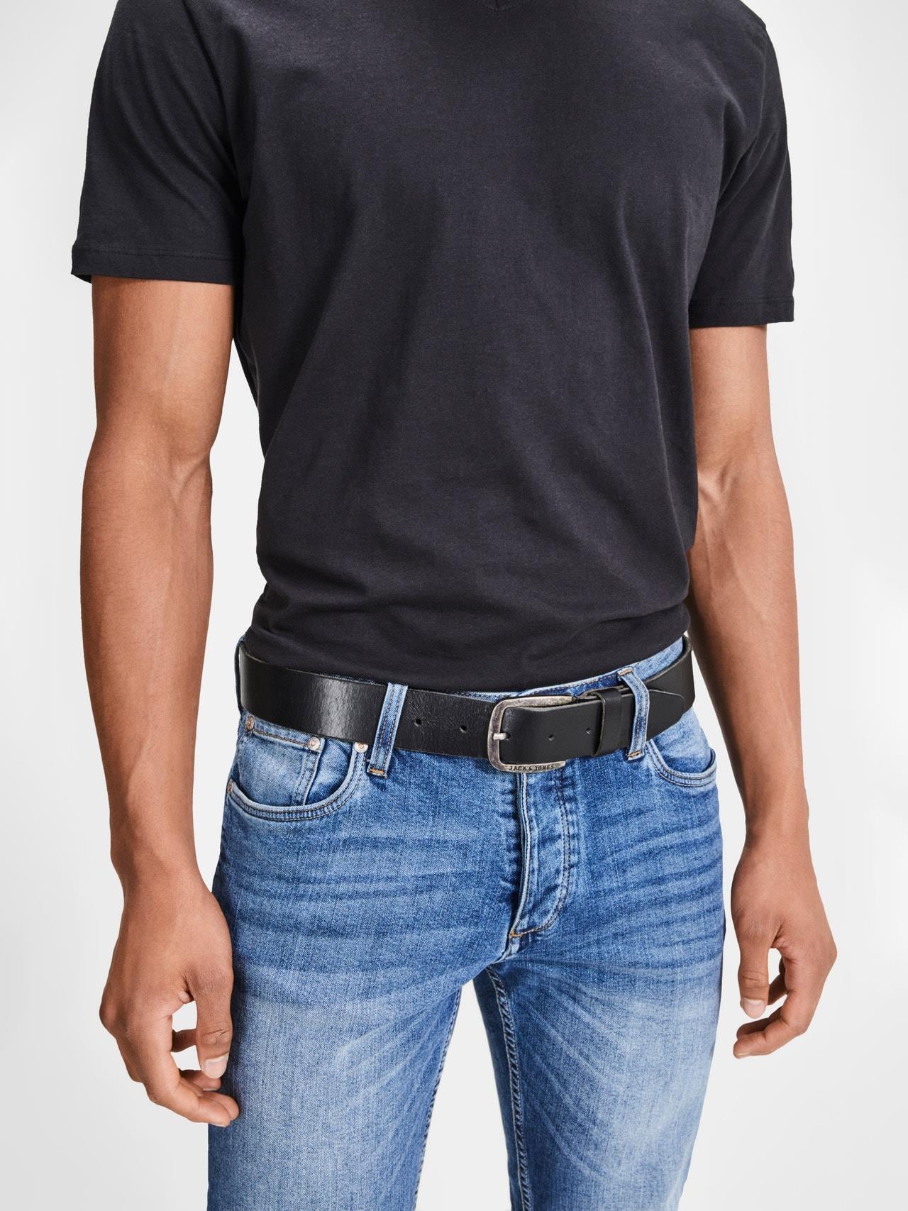 Jack & Jones Erkek Kemer Paul Ather Belt Noos