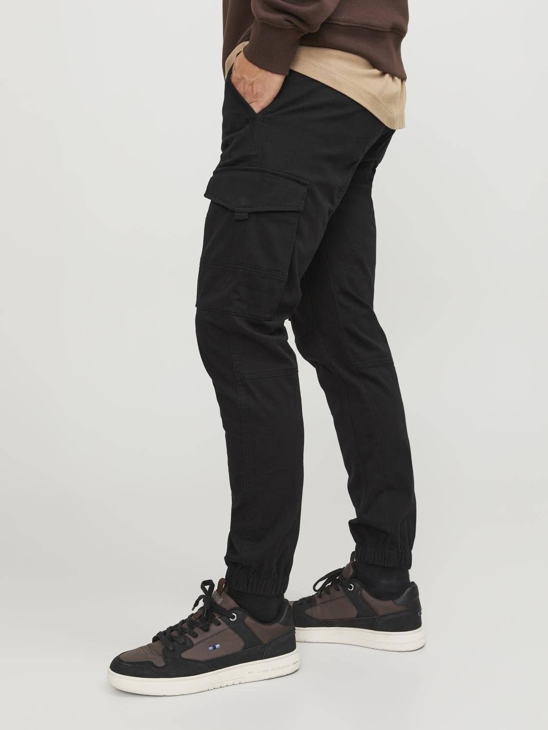 Jack & Jones Erkek Pantolon Paul Flake Akm 542 Black Noos
