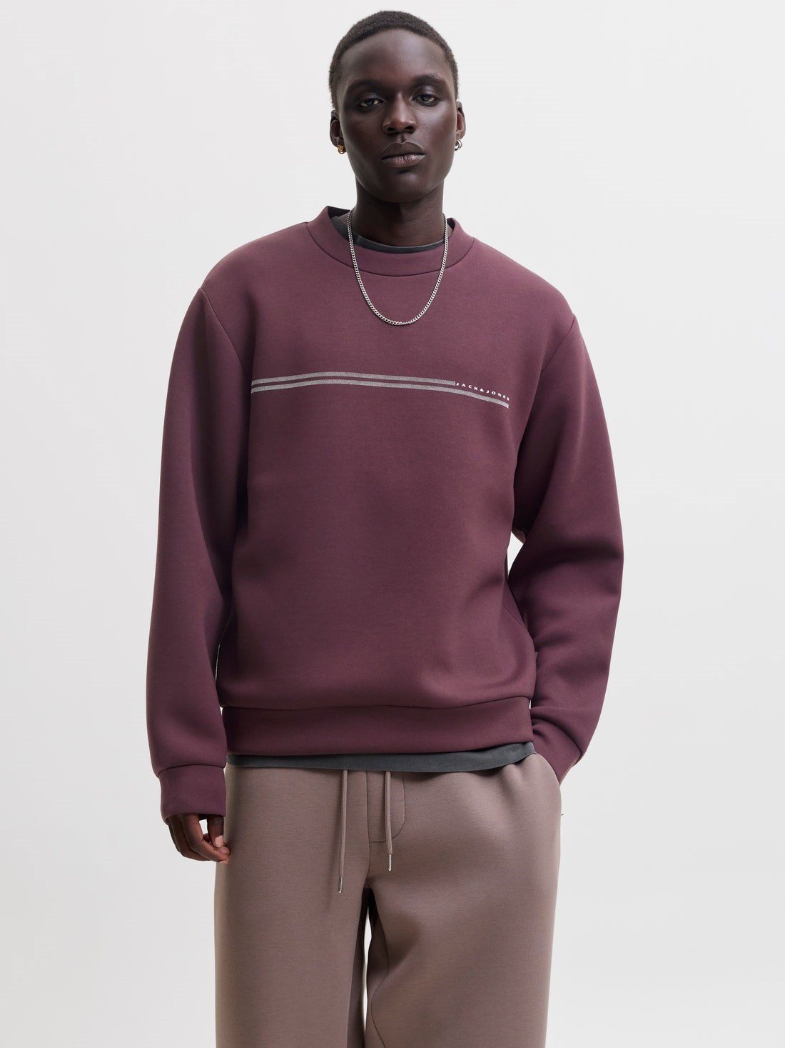 Jack & Jones Jcofusion Scuba Crew Neck Sn Erkek Sweatshirt