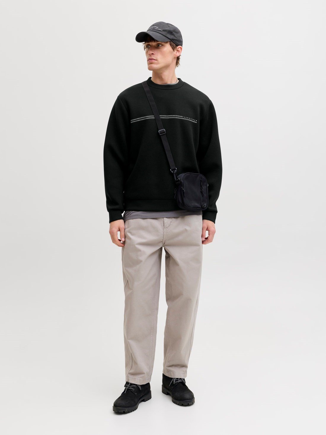 Jack & Jones Jcofusion Scuba Crew Neck Sn Erkek Sweatshirt