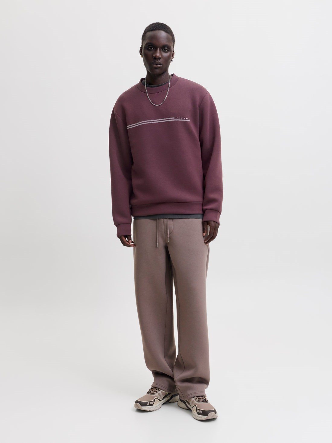 Jack & Jones Jcofusion Scuba Crew Neck Sn Erkek Sweatshirt