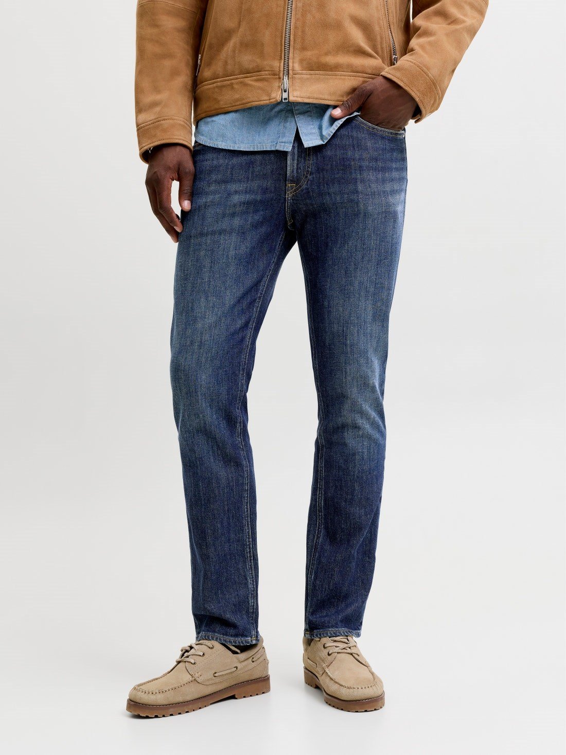 Jack & Jones Jjiclark Jjoriginal Am 414 Noos Erkek Jean Pantolon