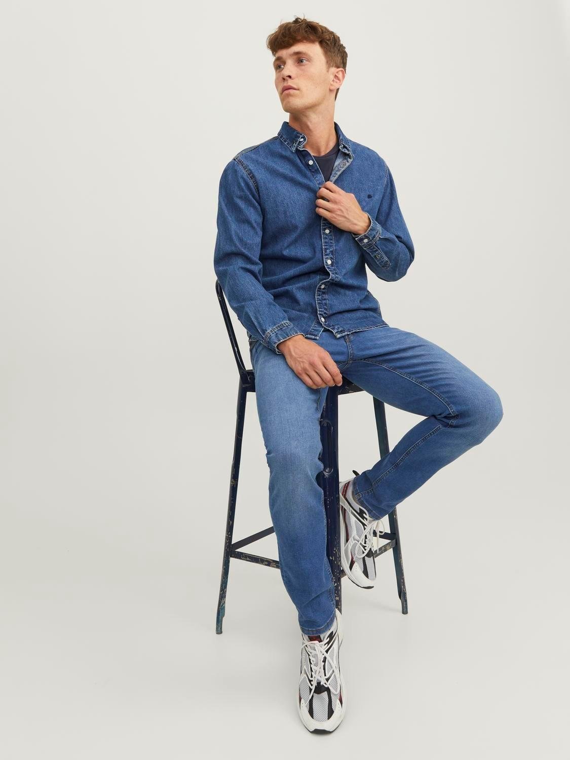 Jack & Jones Jjiglenn Jjoriginal Sq 223 Noos Erkek Jean Pantolon
