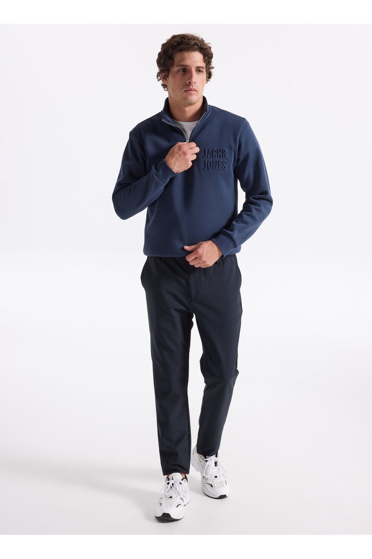 Jack & Jones Jornewove High Neck Baw25 Erkek Sweatshirt