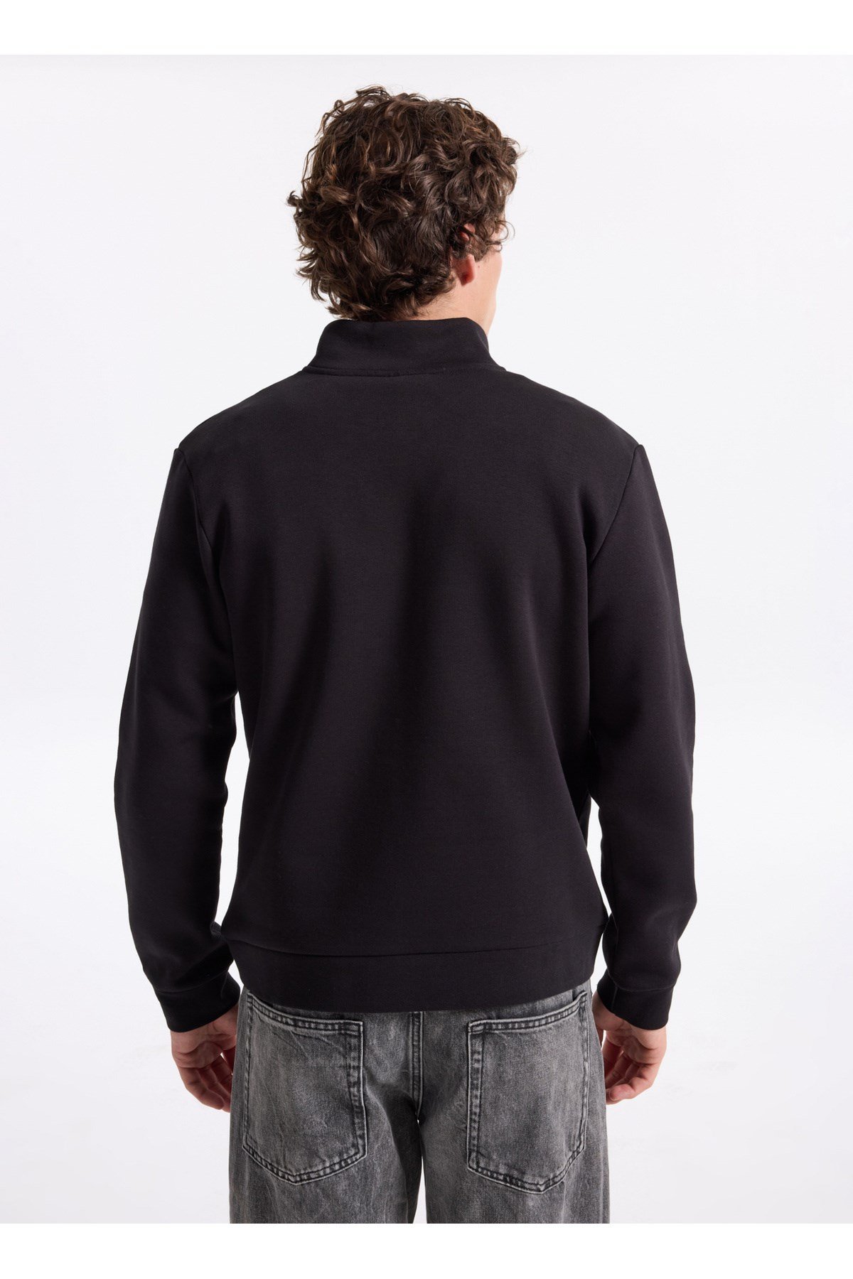 Jack & Jones Jornewove High Neck Baw25 Erkek Sweatshirt