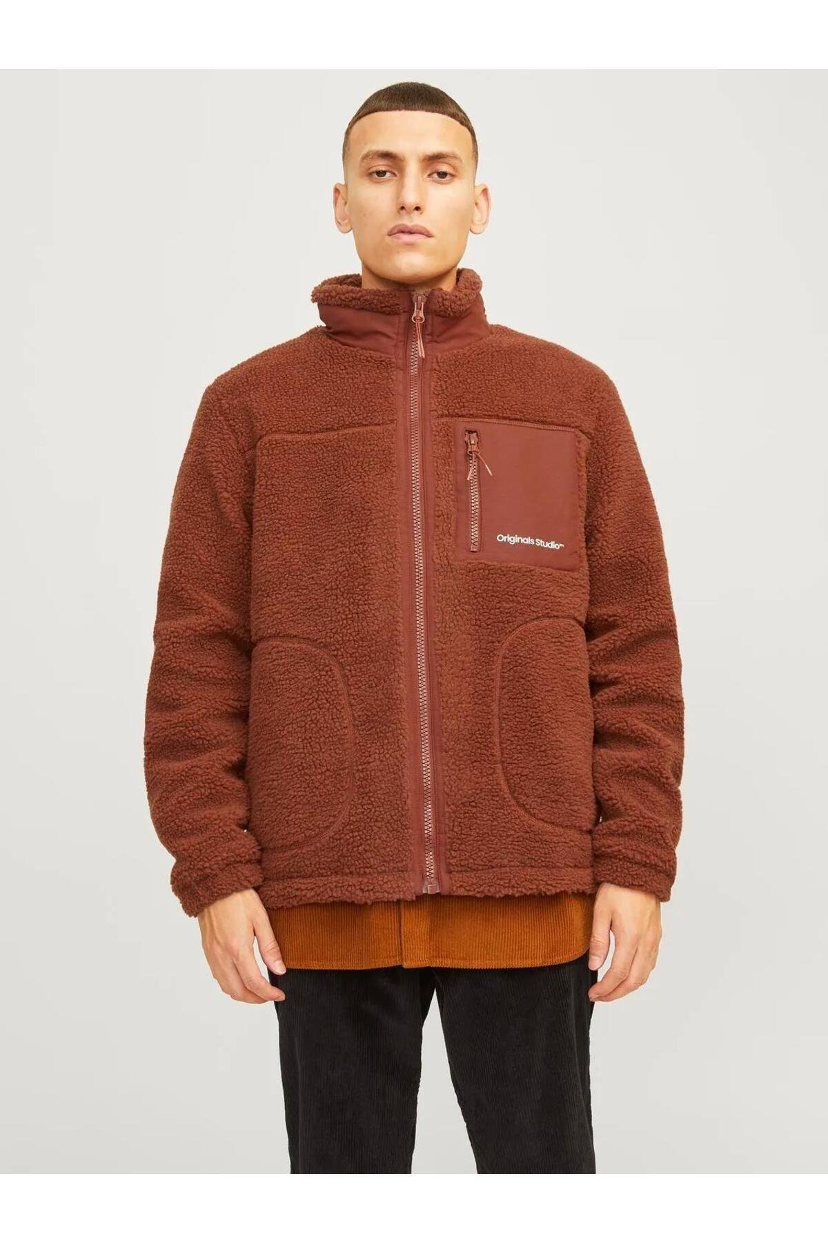 Jack & Jones Jorvesterbro Teddy Jacket Aw24 Noos Erkek Polar Ceket