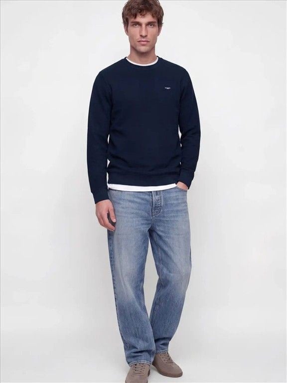 Jack & Jones Jprblualves Structure Crewneck Erkek Sweatshirt
