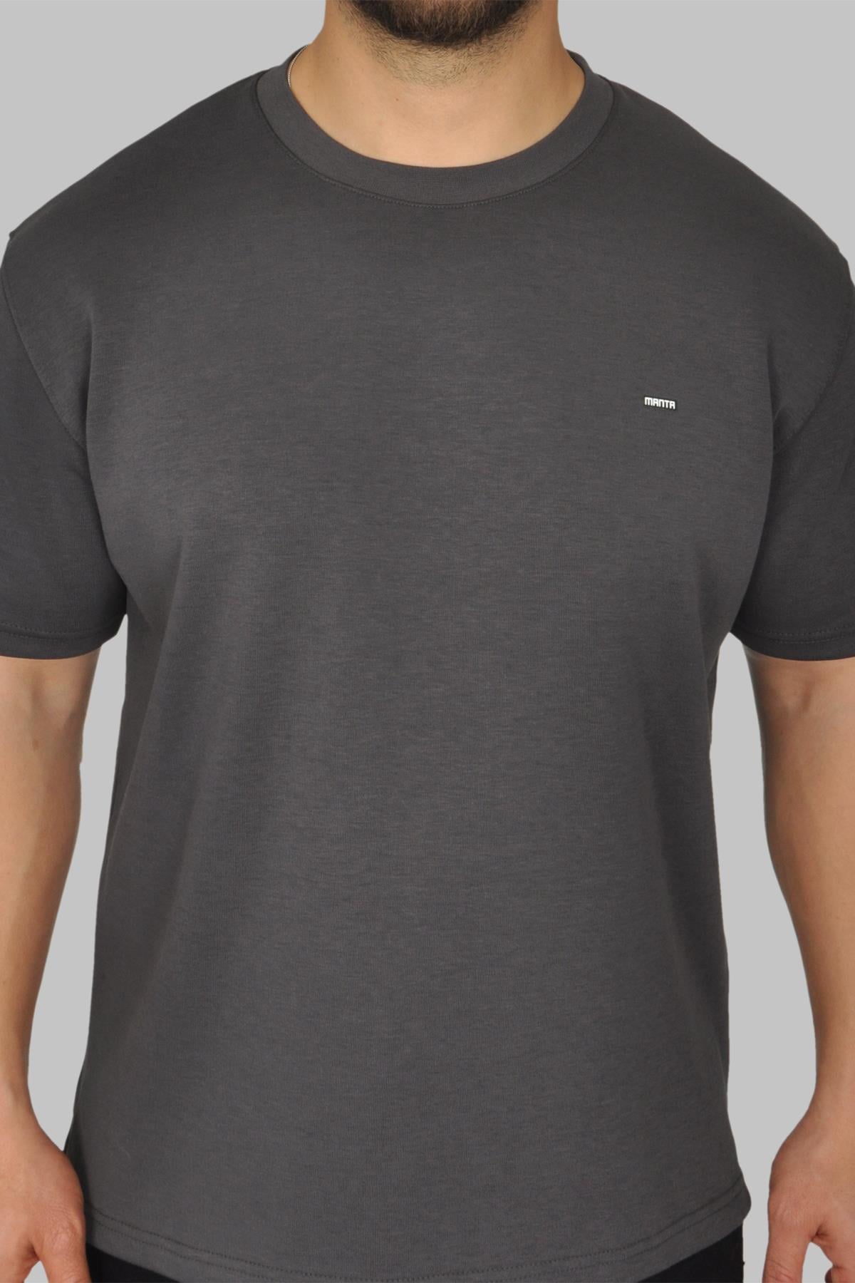 Manta 2772 Bisiklet Yaka Oversize Erkek T-Shirt