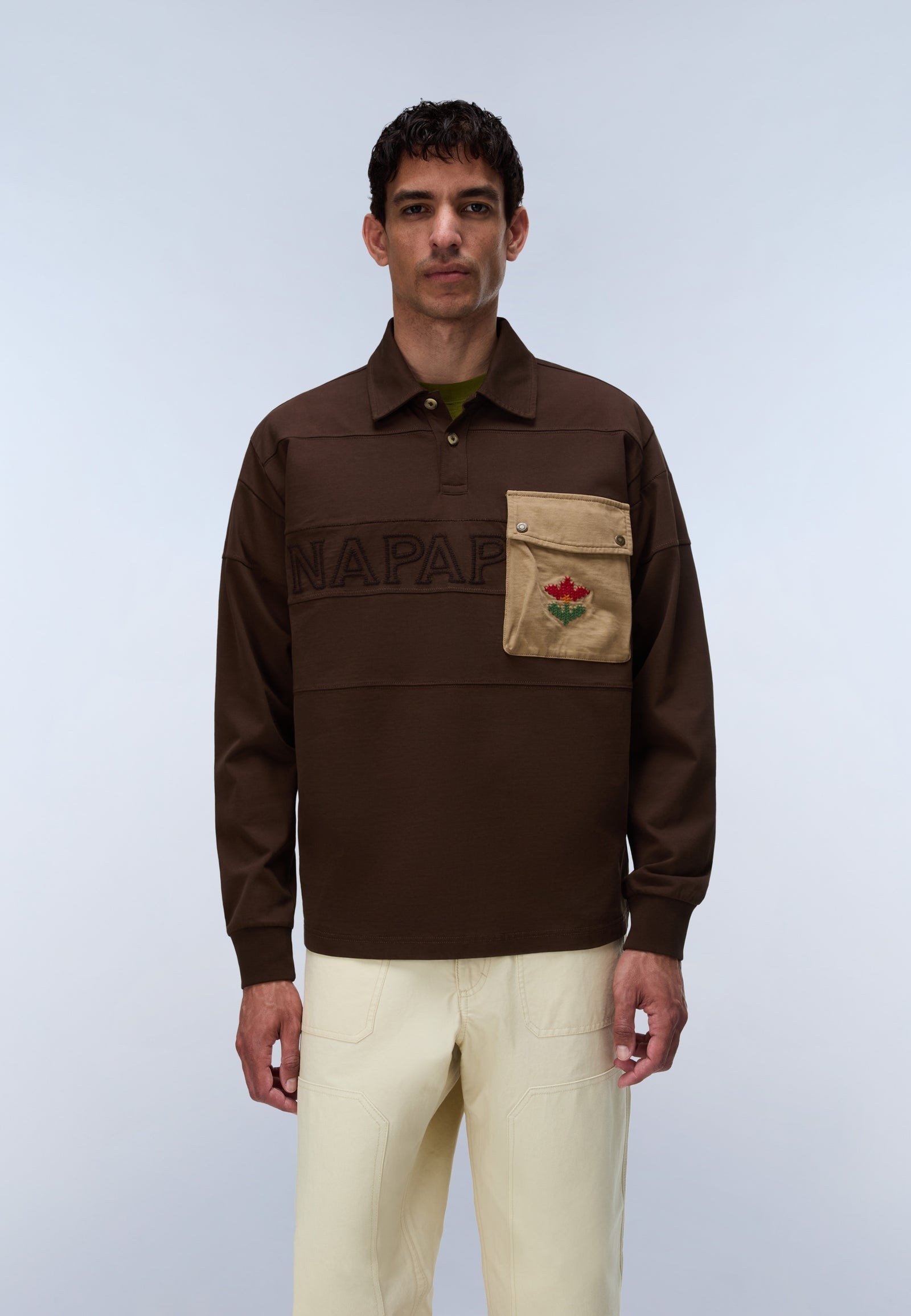 Napapijri E-Bloom Ls Erkek T-Shirt
