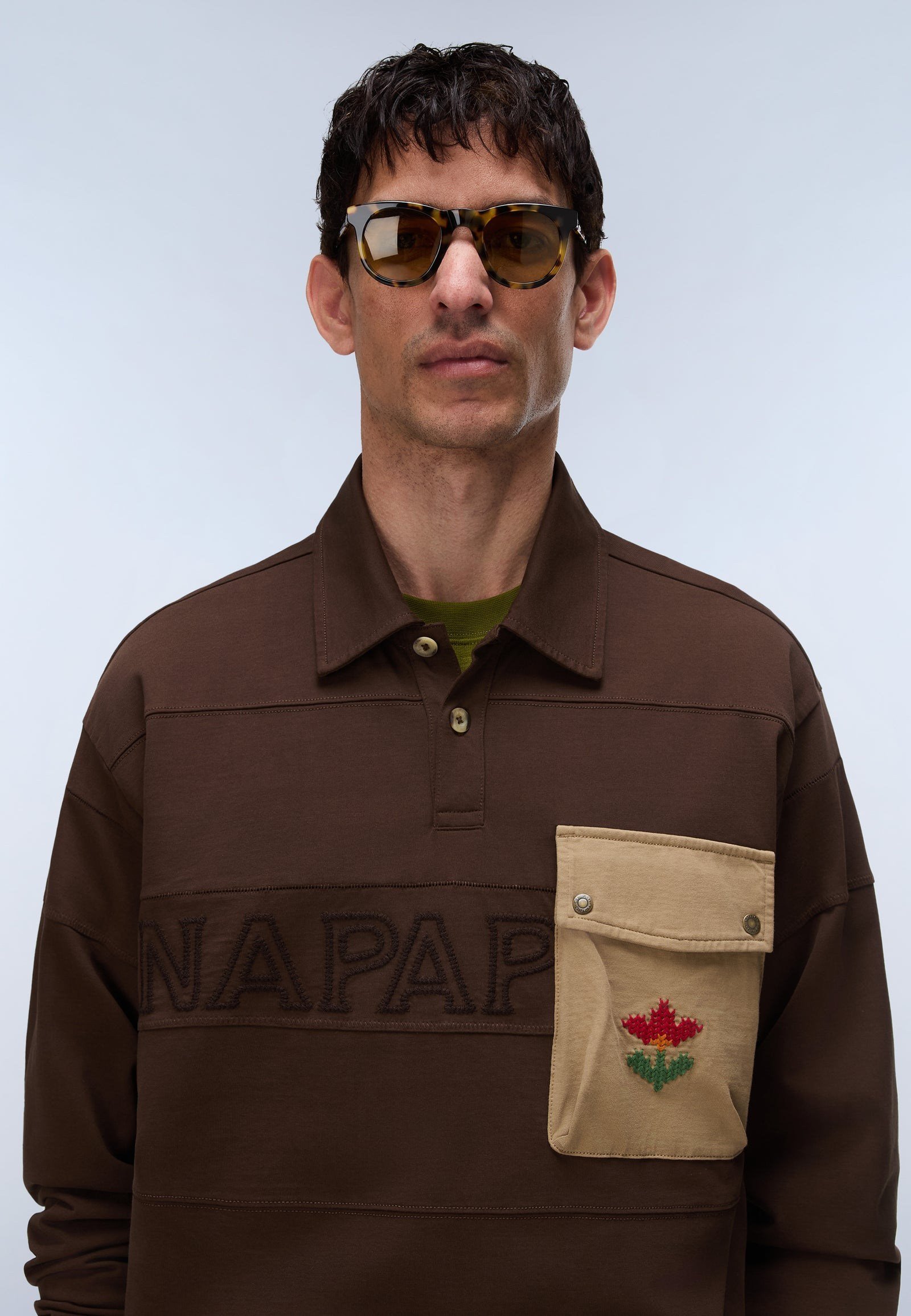 Napapijri E-Bloom Ls Erkek T-Shirt