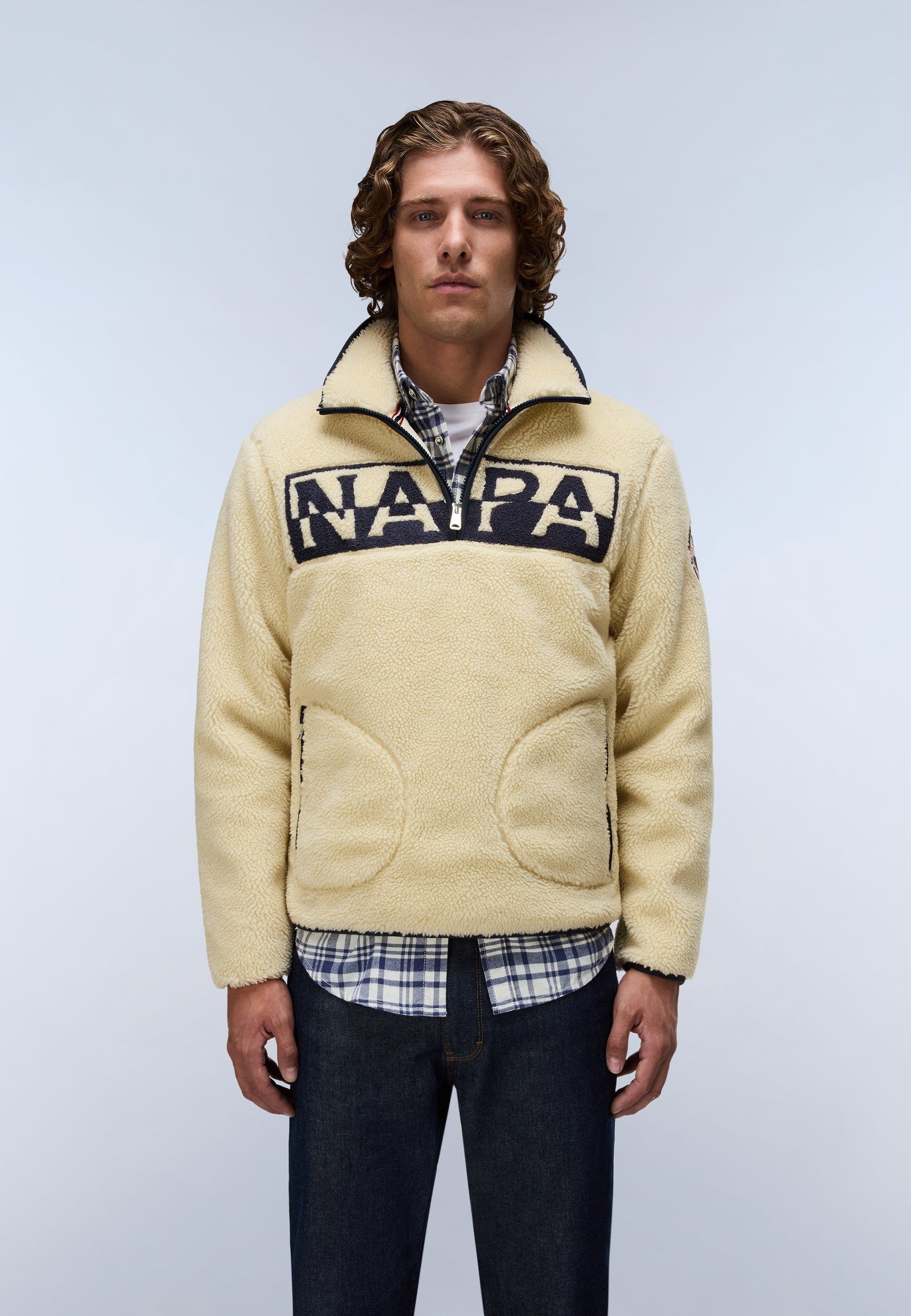 Napapijri T-Archive Fleece Hz Erkek Polar