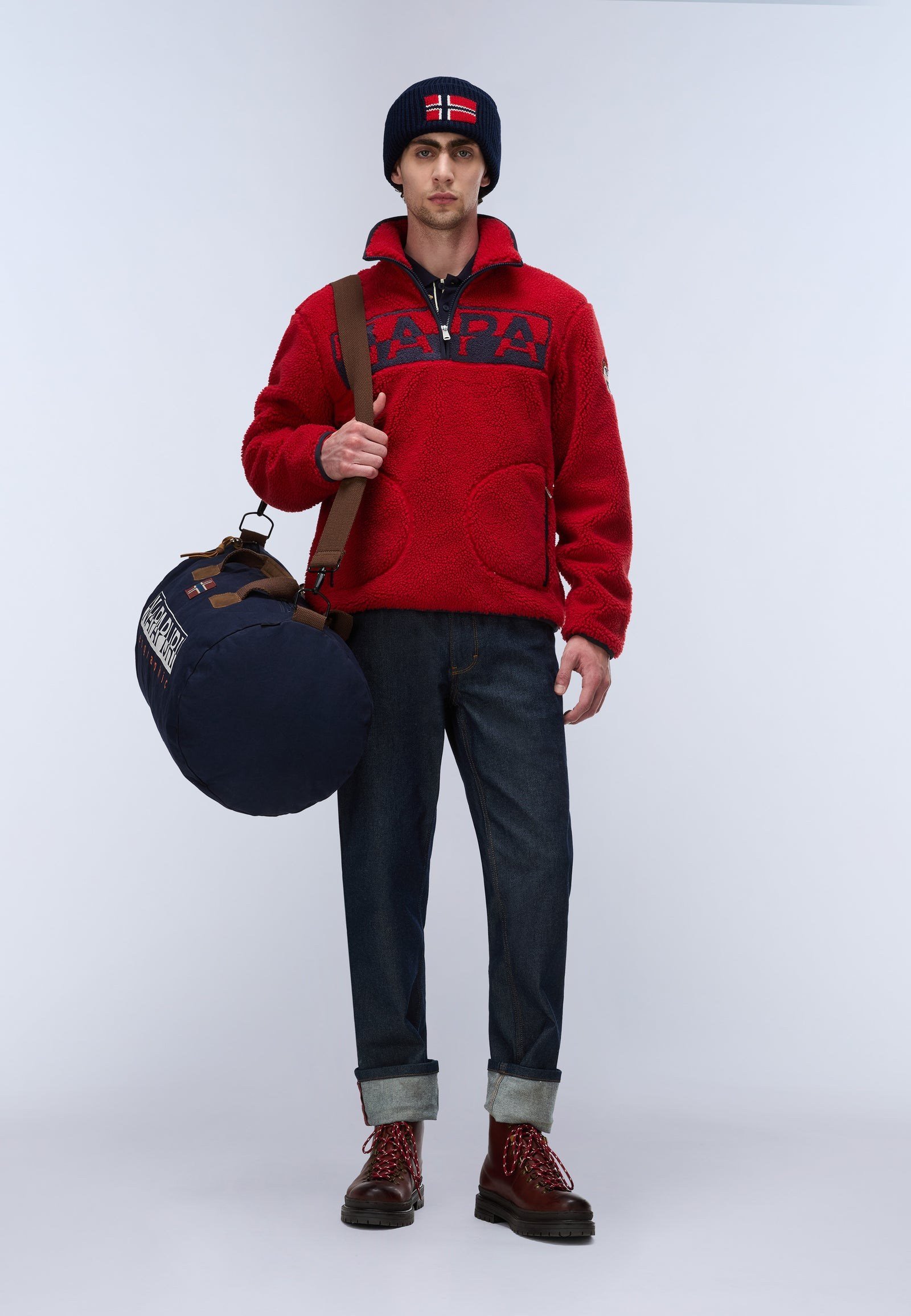 Napapijri T-Archive Fleece Hz Erkek Polar