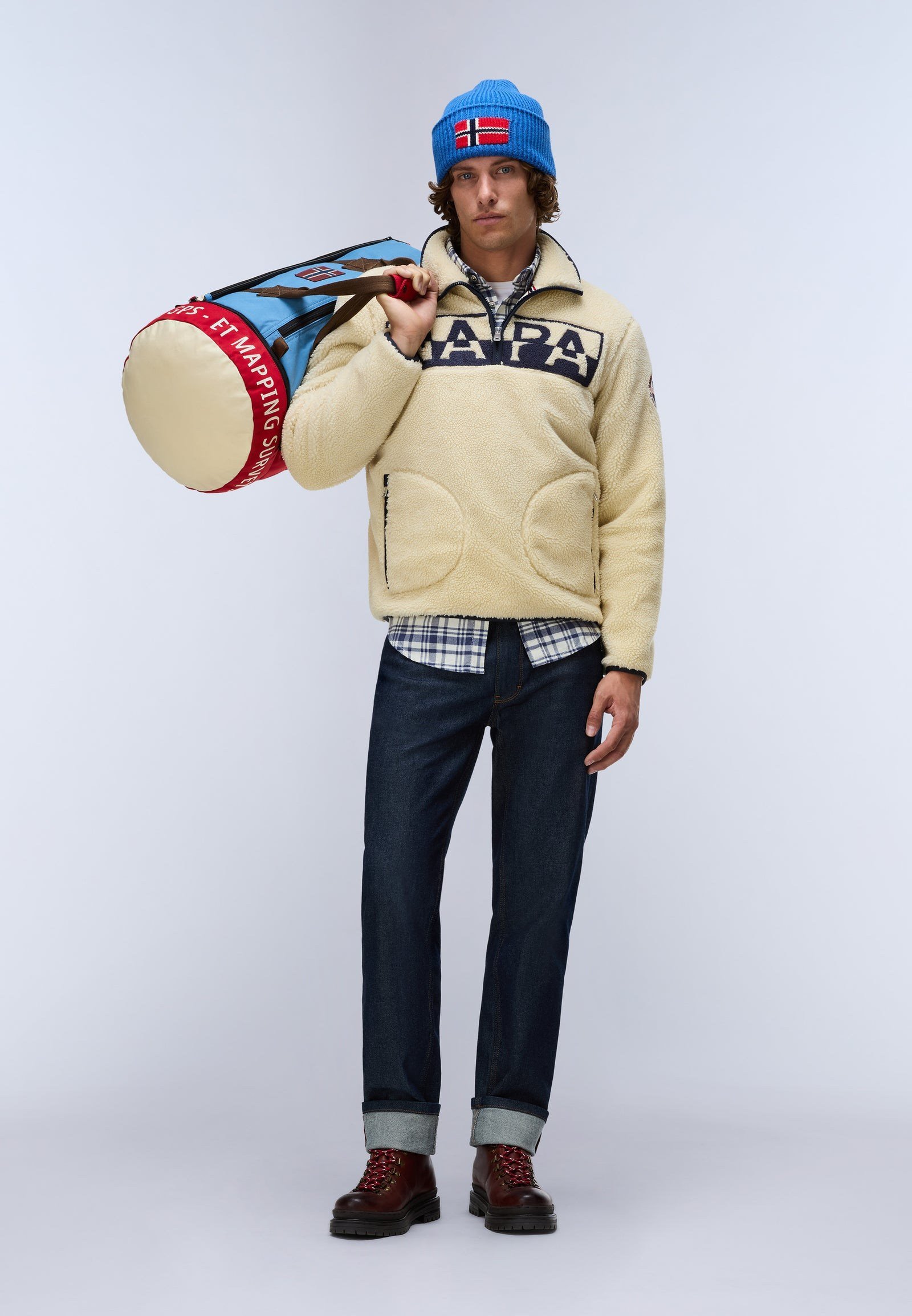 Napapijri T-Archive Fleece Hz Erkek Polar