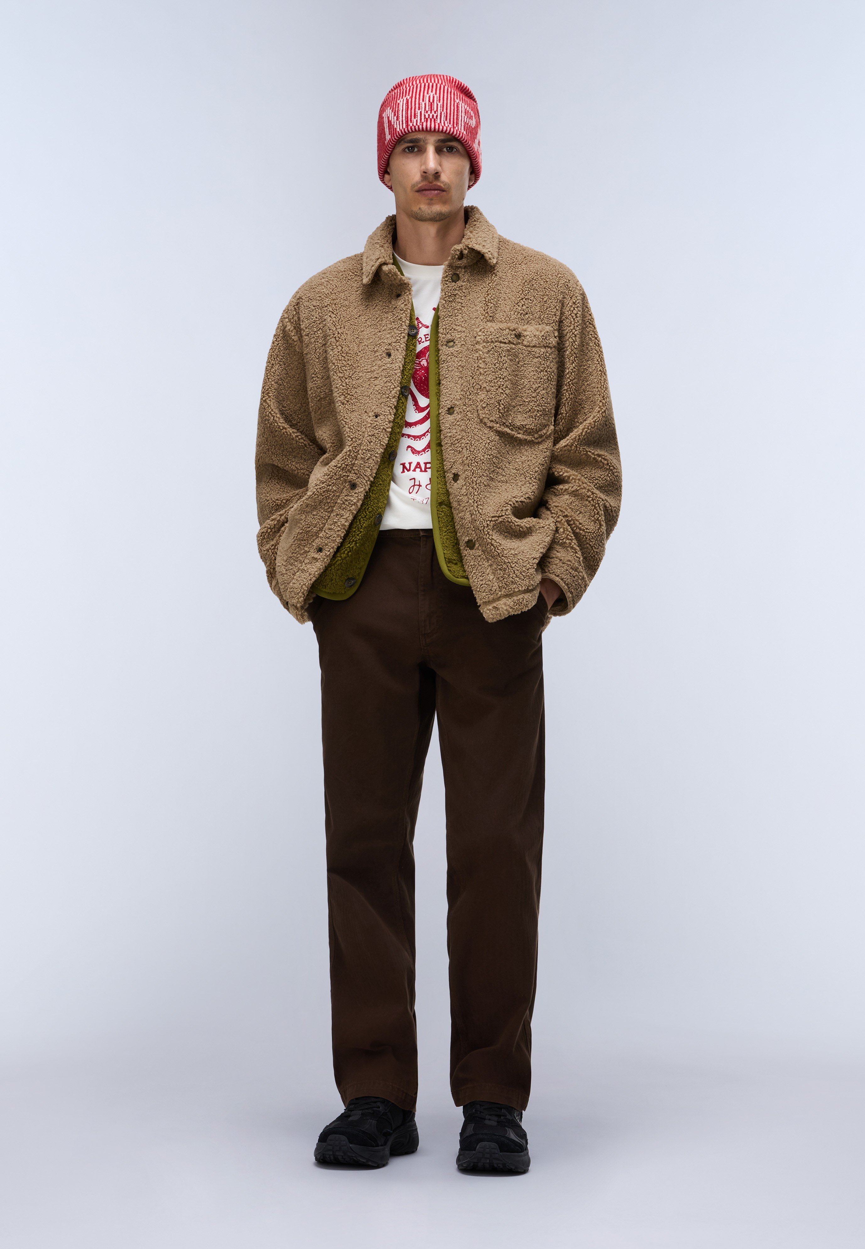 Napapijri T-Lule Overshirt Erkek Polar